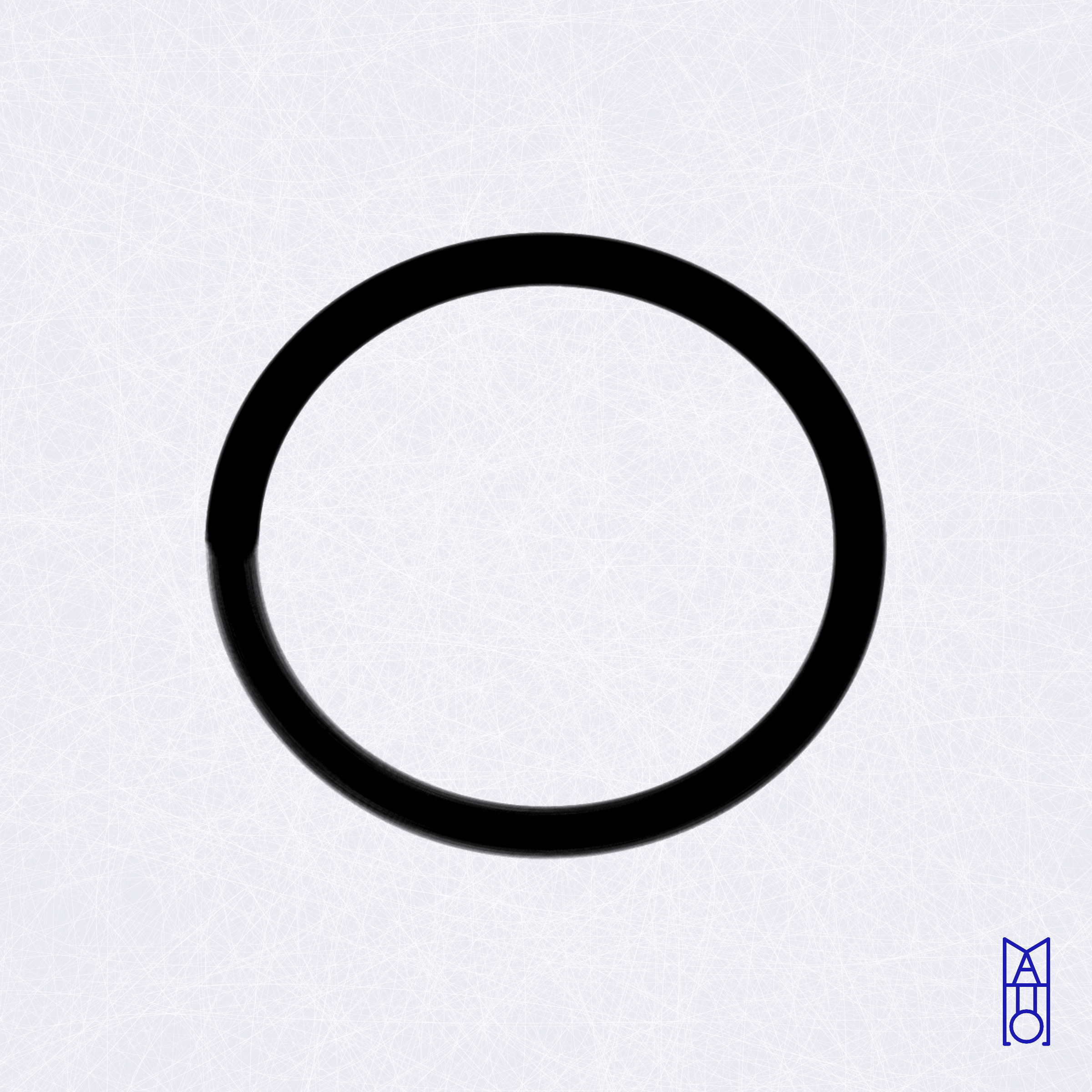 Art Blocks - Art Blocks v2 - Ensō #762 - NFT # 34000762