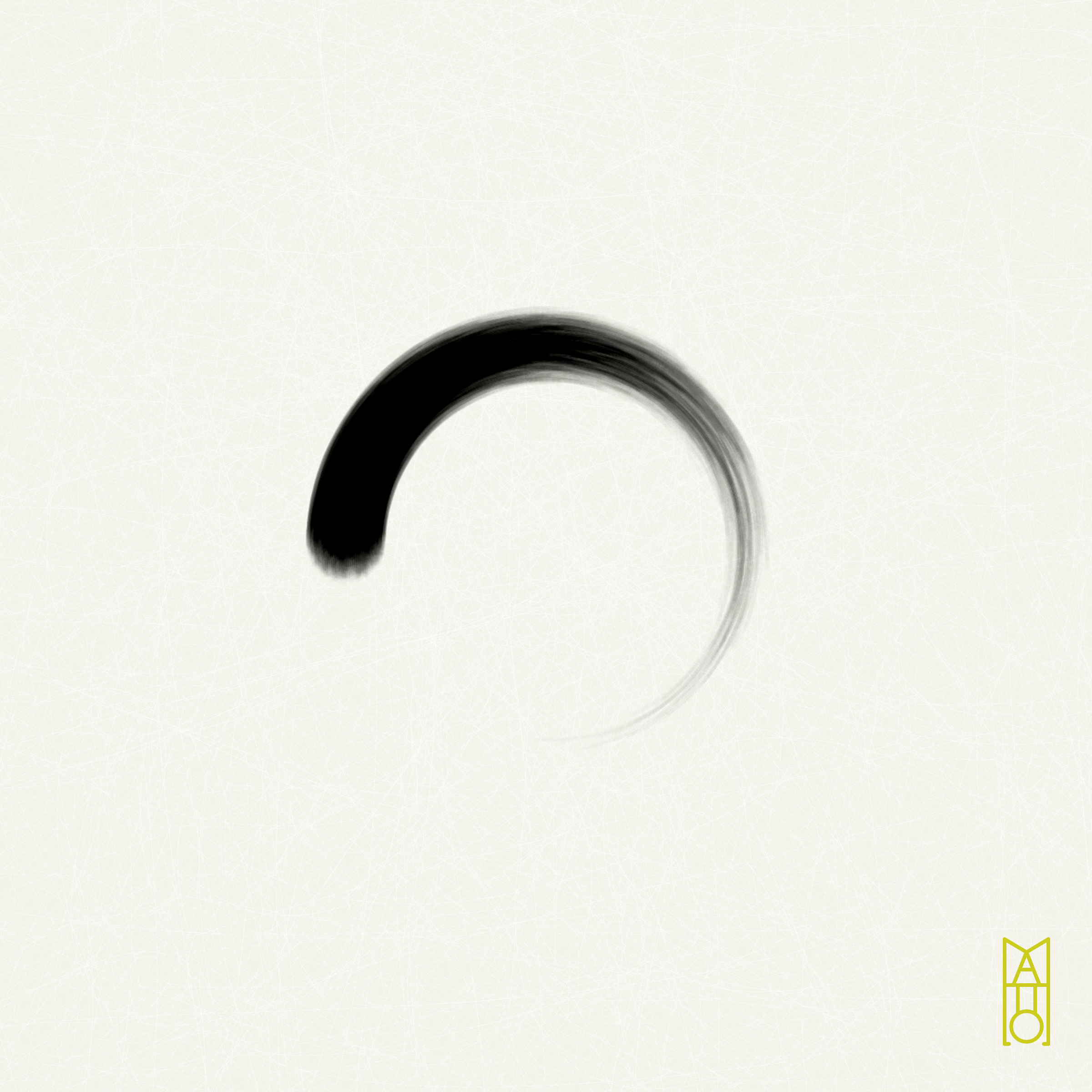 Art Blocks - Art Blocks v2 - Ensō #763 - NFT # 34000763