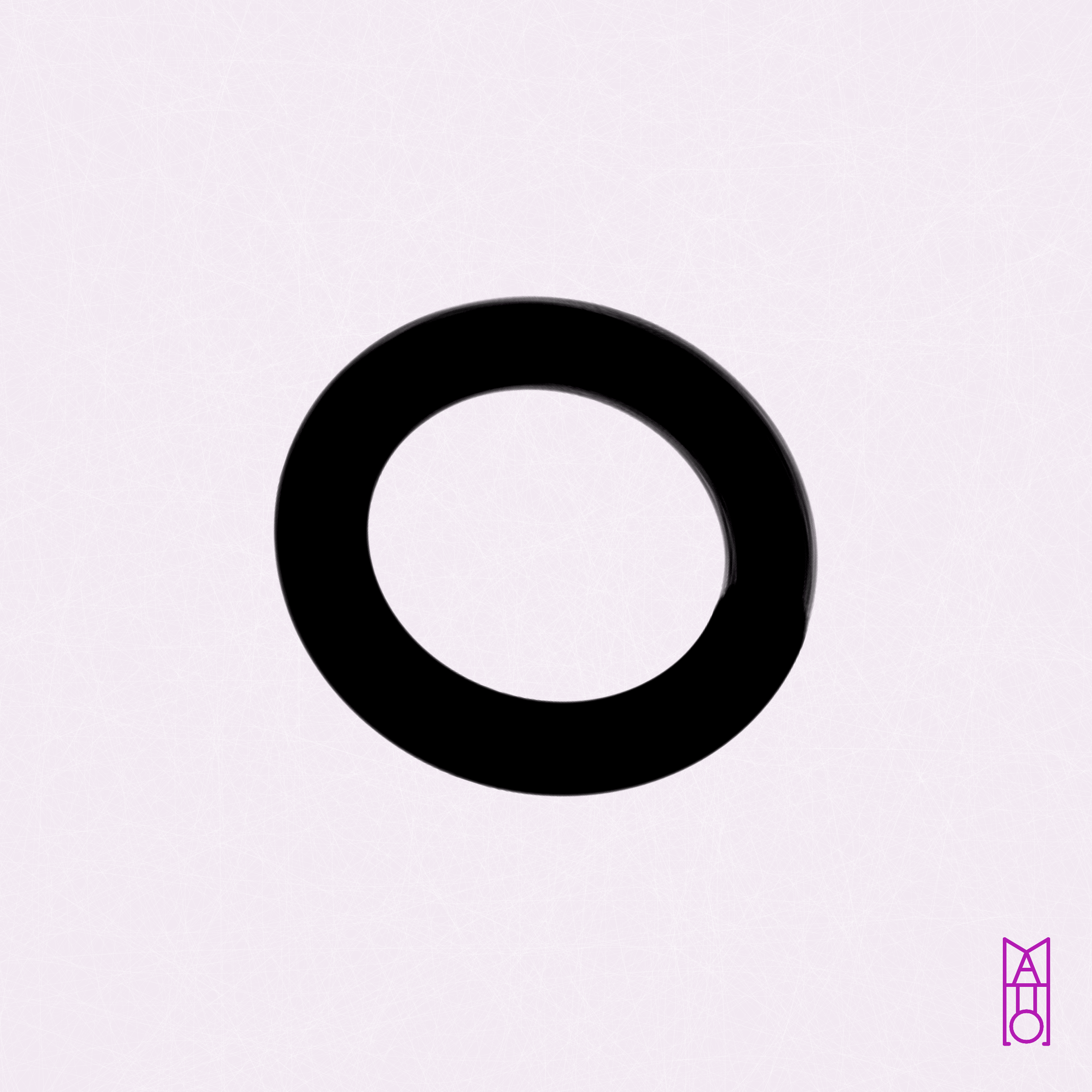 Art Blocks - Art Blocks v2 - Ensō #765 - NFT # 34000765