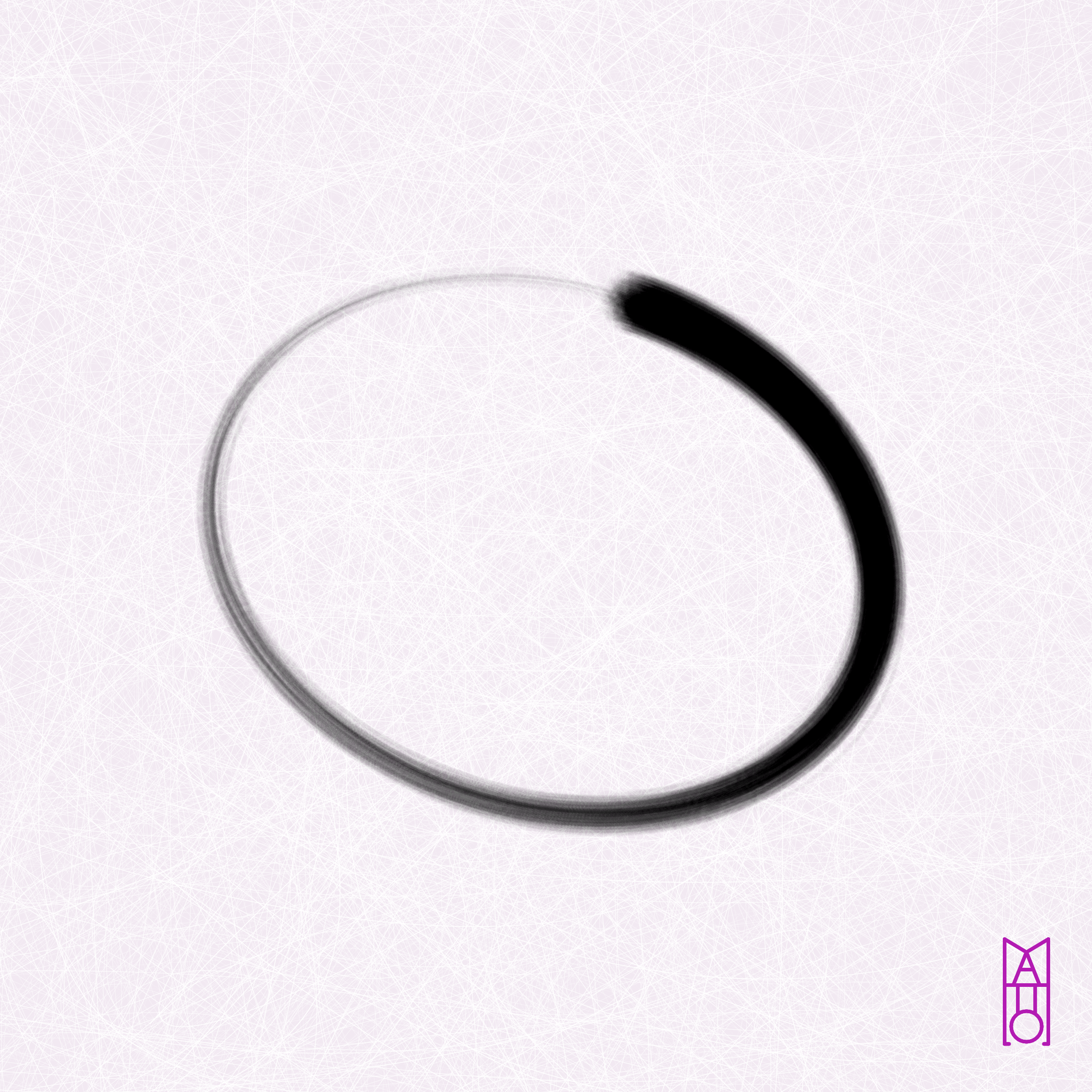 Art Blocks - Art Blocks v2 - Ensō #767 - NFT # 34000767