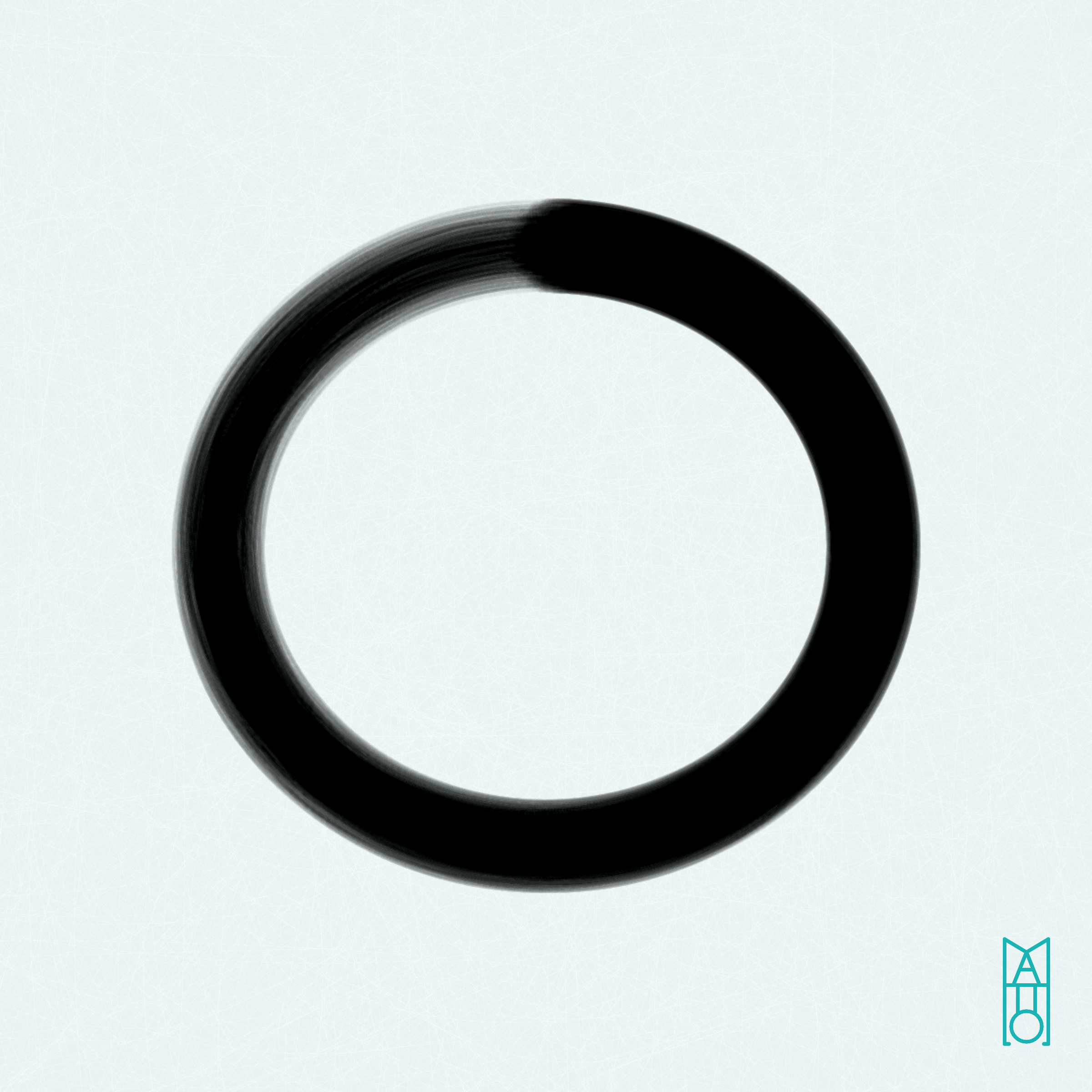 Art Blocks - Art Blocks v2 - Ensō #768 - NFT # 34000768