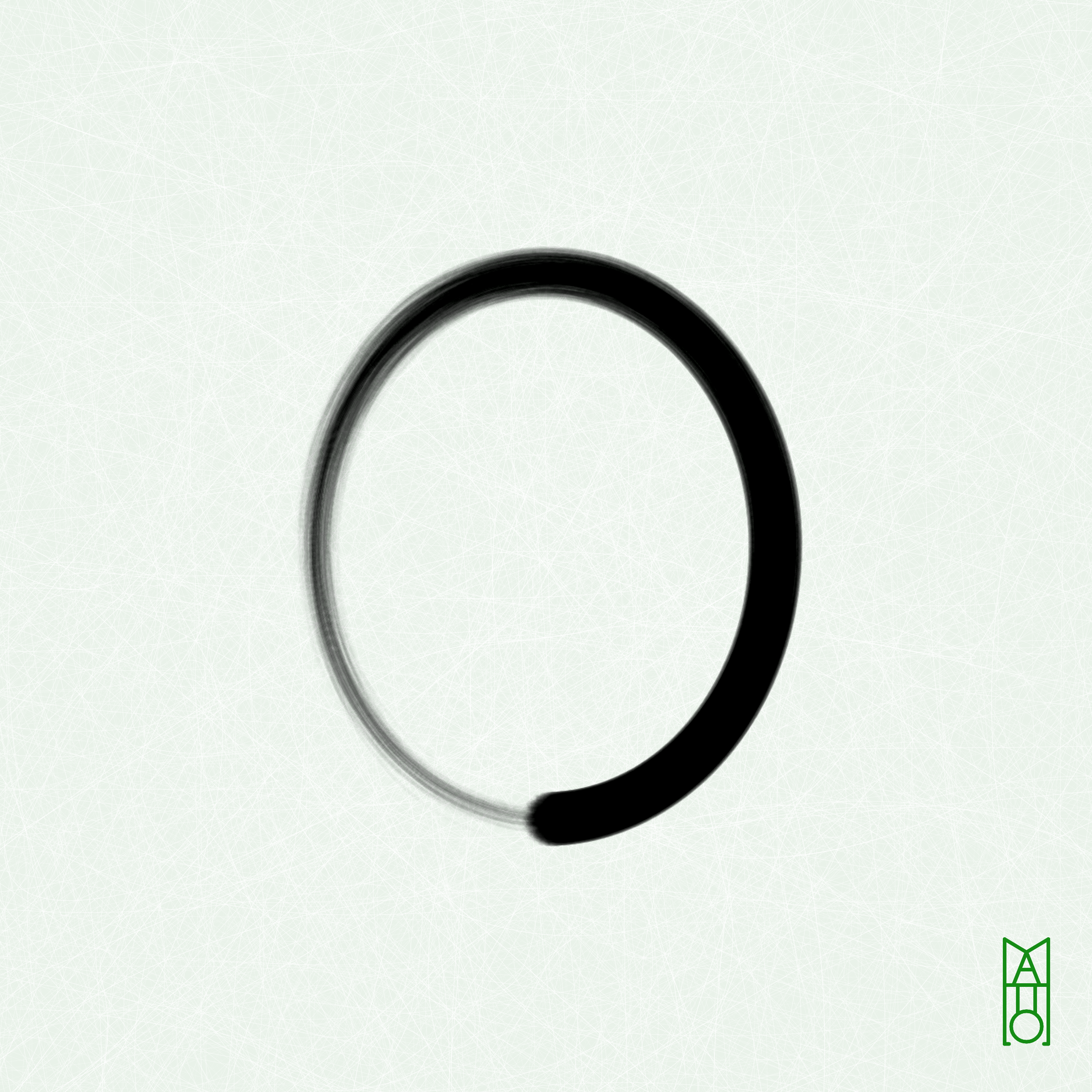 Art Blocks - Art Blocks v2 - Ensō #769 - NFT # 34000769