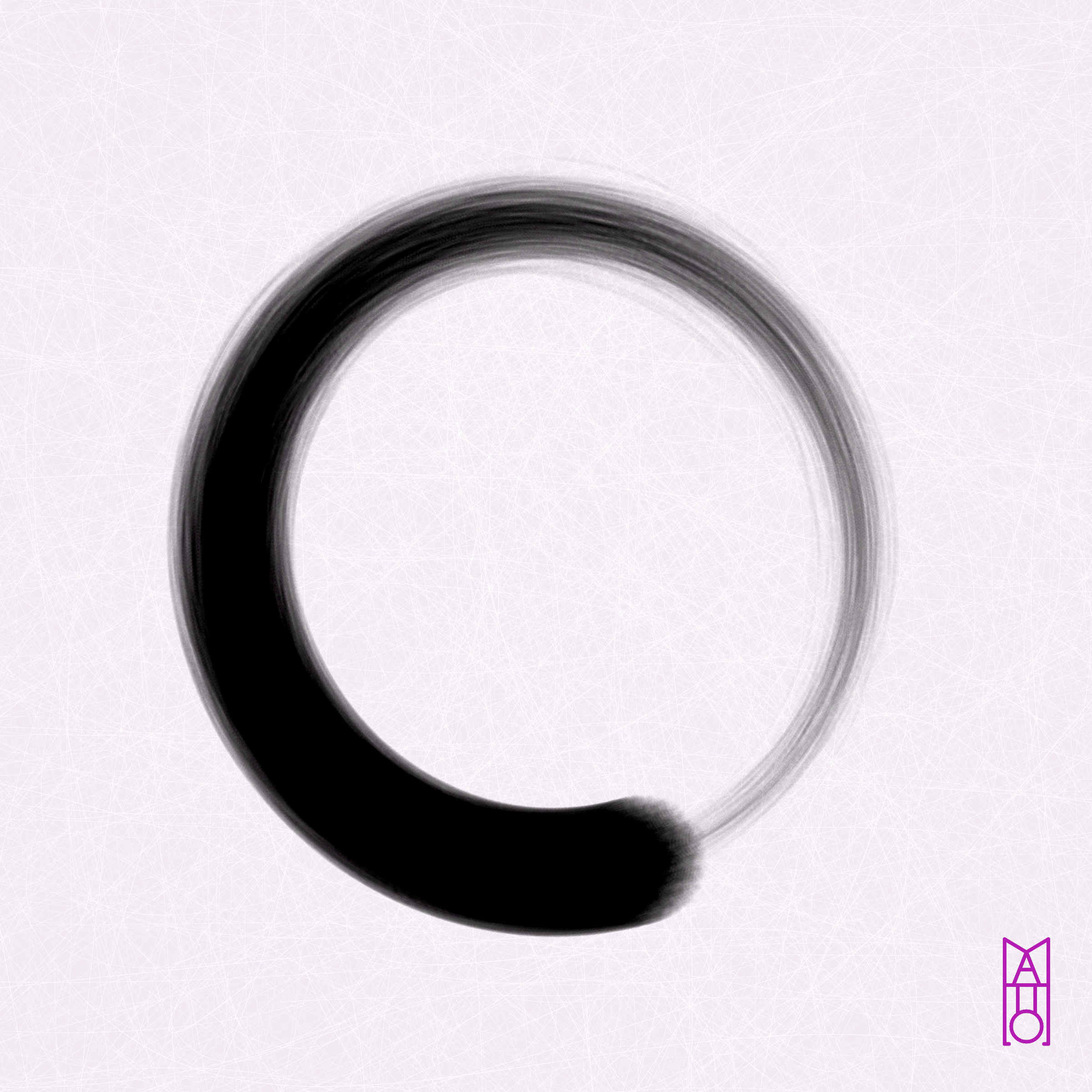 Art Blocks - Art Blocks v2 - Ensō #771 - NFT # 34000771