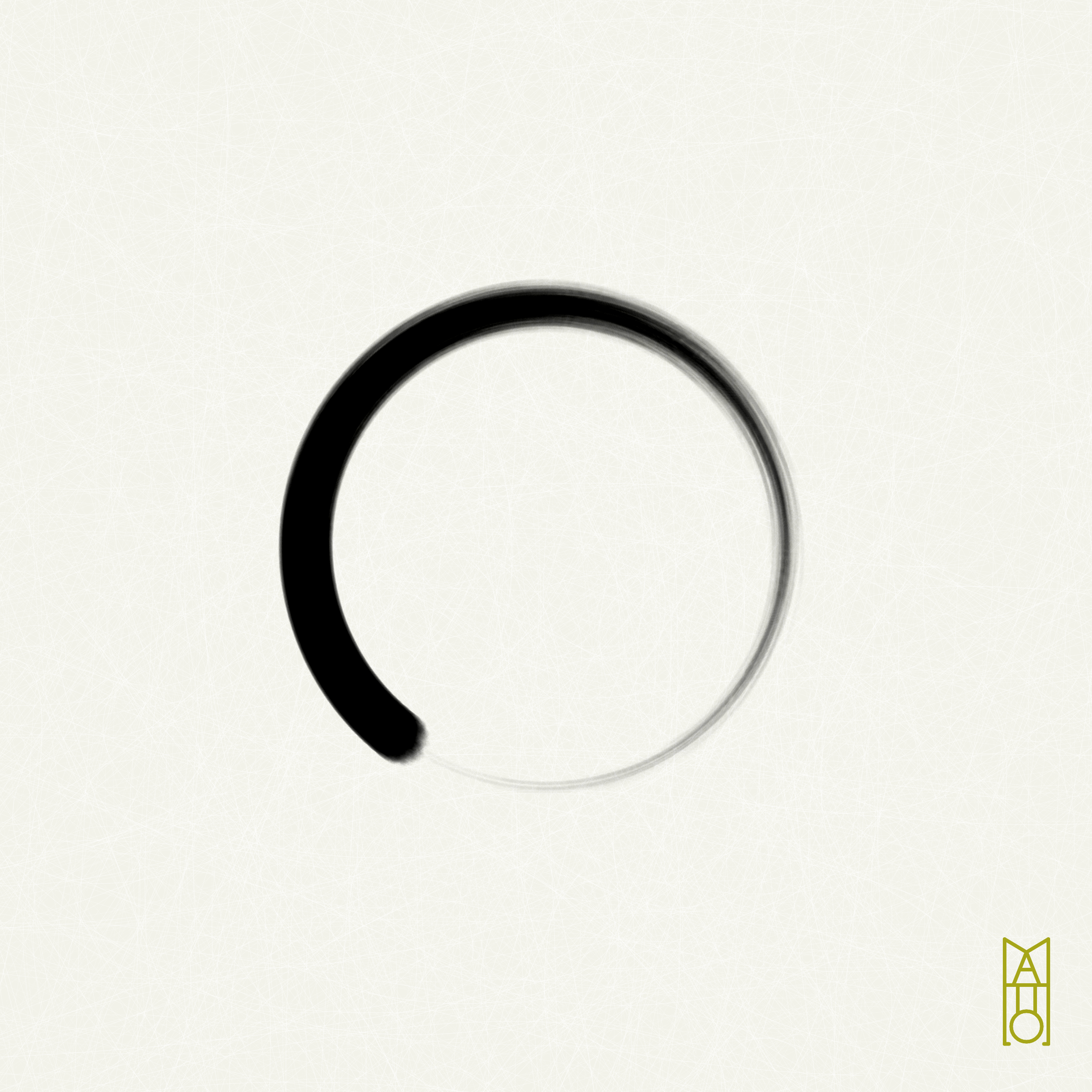 Art Blocks - Art Blocks v2 - Ensō #772 - NFT # 34000772