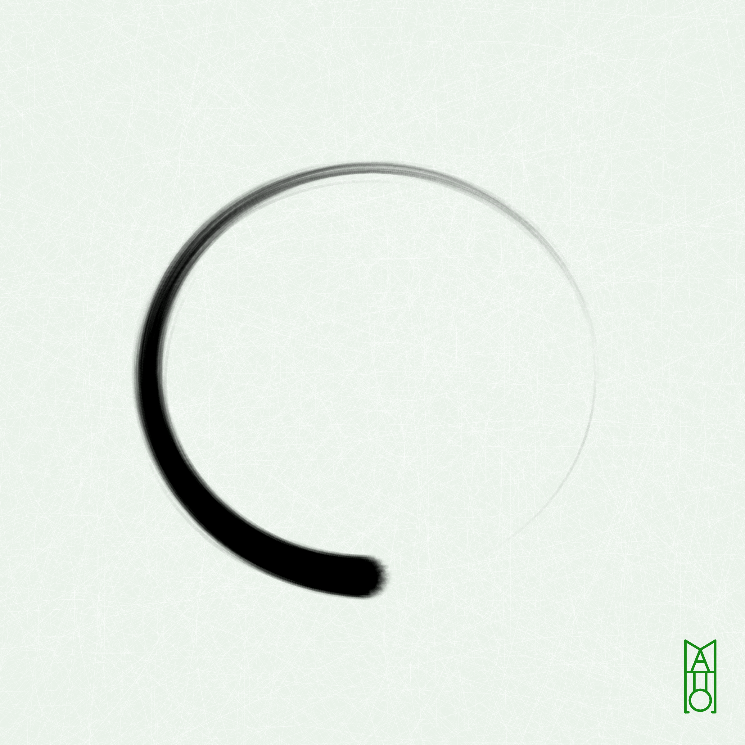 Art Blocks - Art Blocks v2 - Ensō #773 - NFT # 34000773