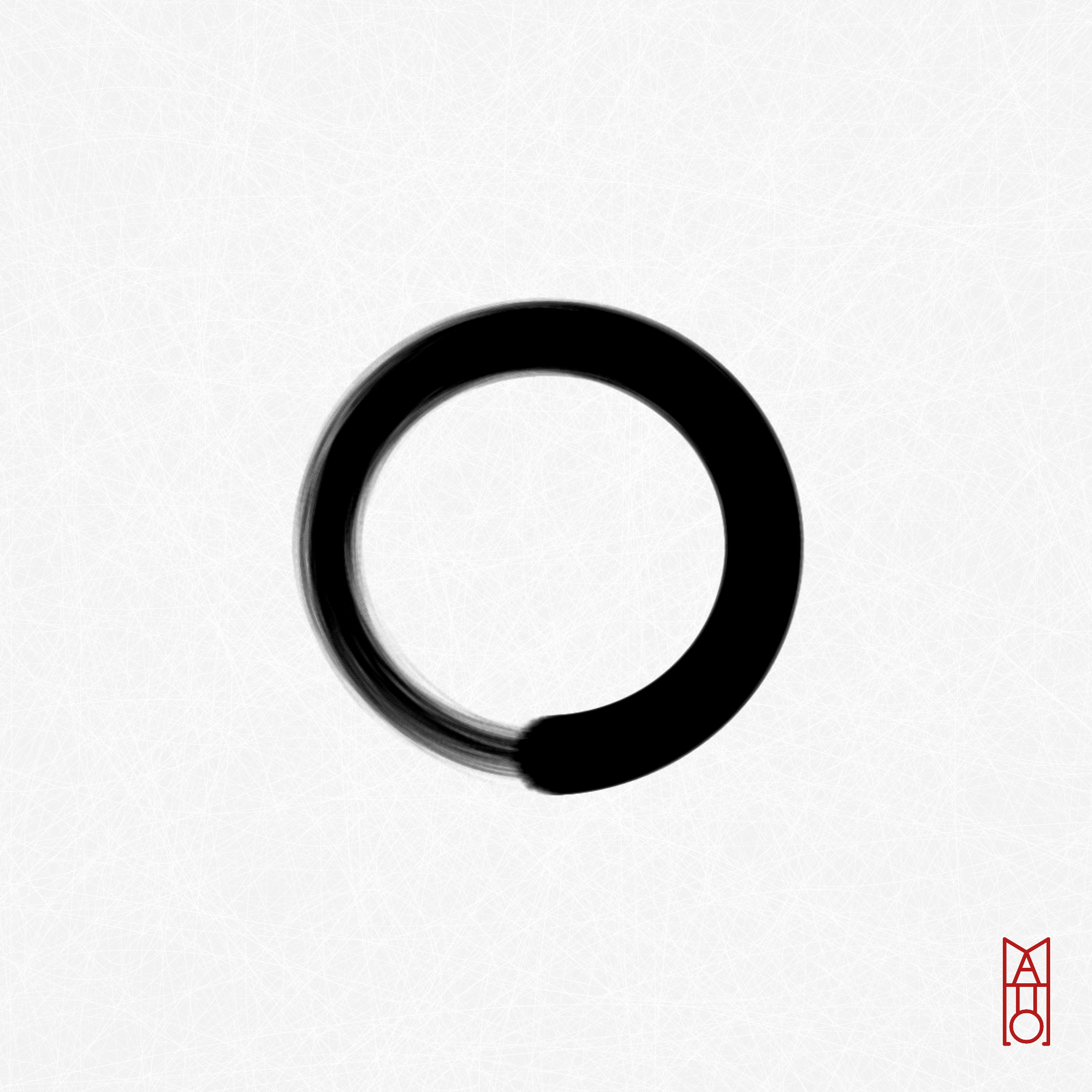 Art Blocks - Art Blocks v2 - Ensō #776 - NFT # 34000776