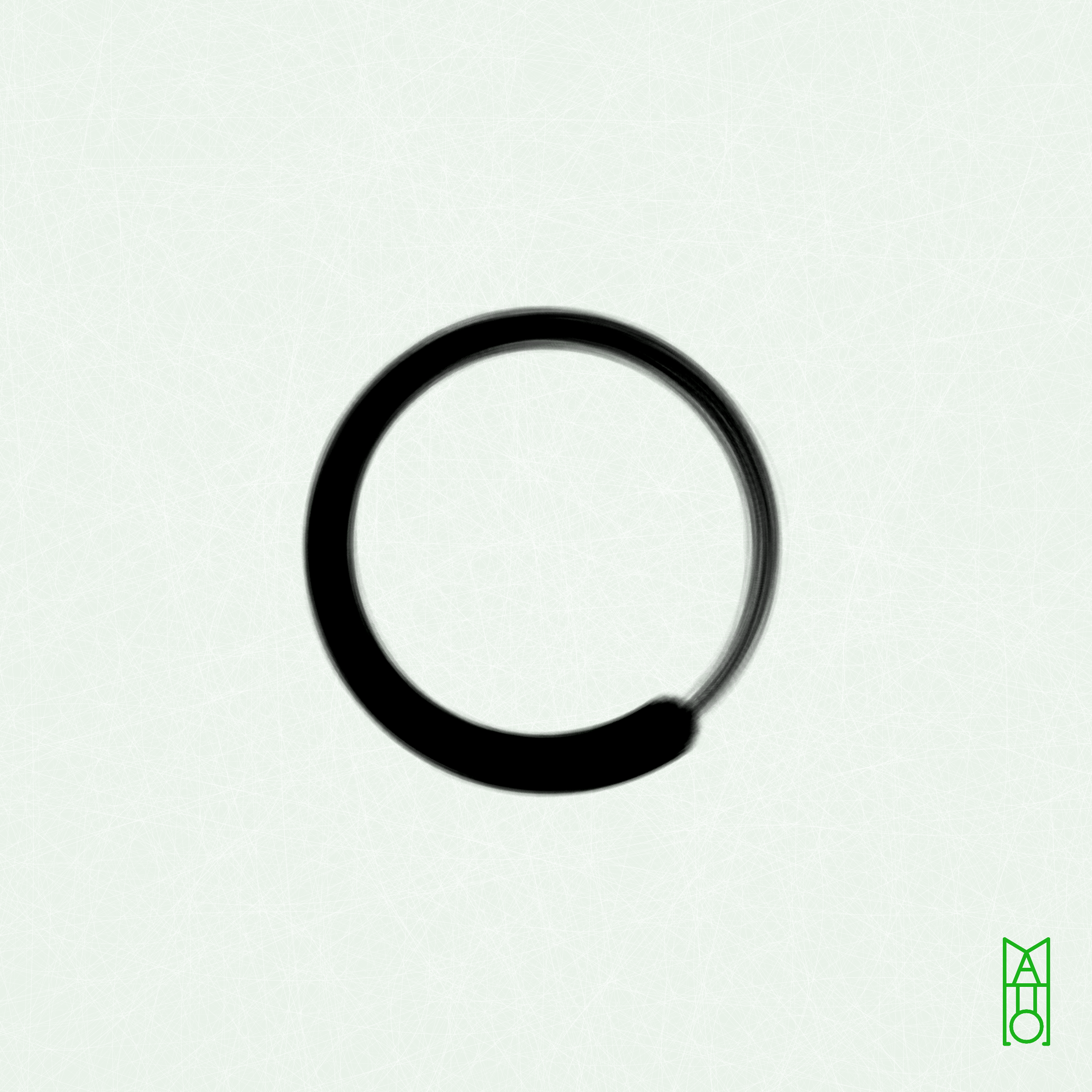 Art Blocks - Art Blocks v2 - Ensō #778 - NFT # 34000778