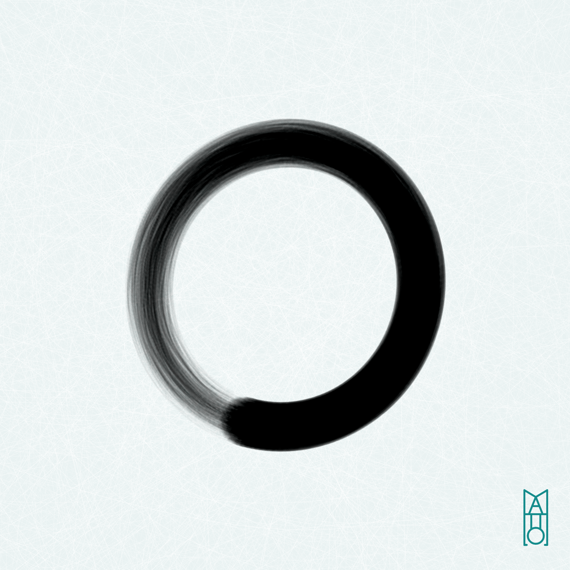 Art Blocks - Art Blocks v2 - Ensō #780 - NFT # 34000780