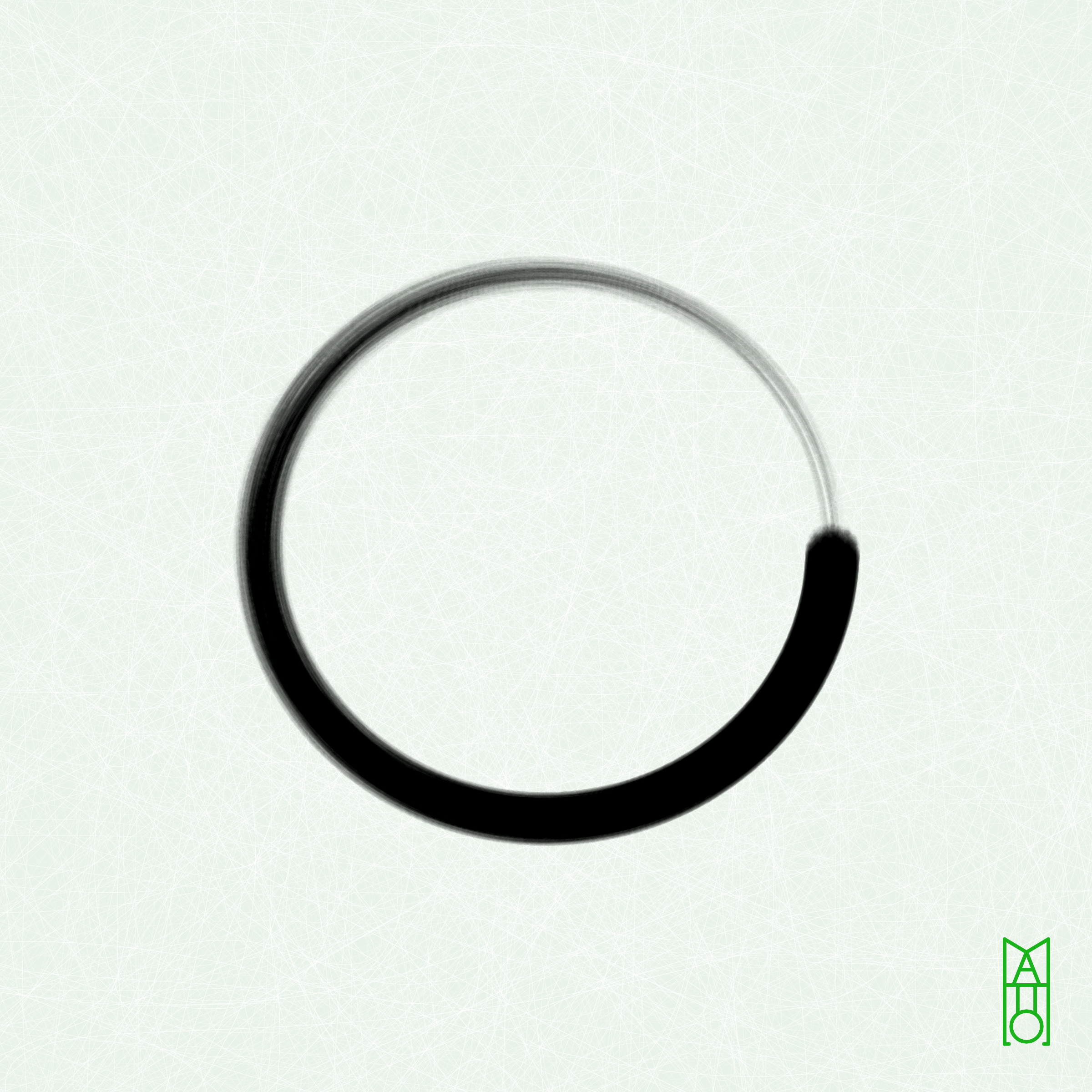 Art Blocks - Art Blocks v2 - Ensō #781 - NFT # 34000781