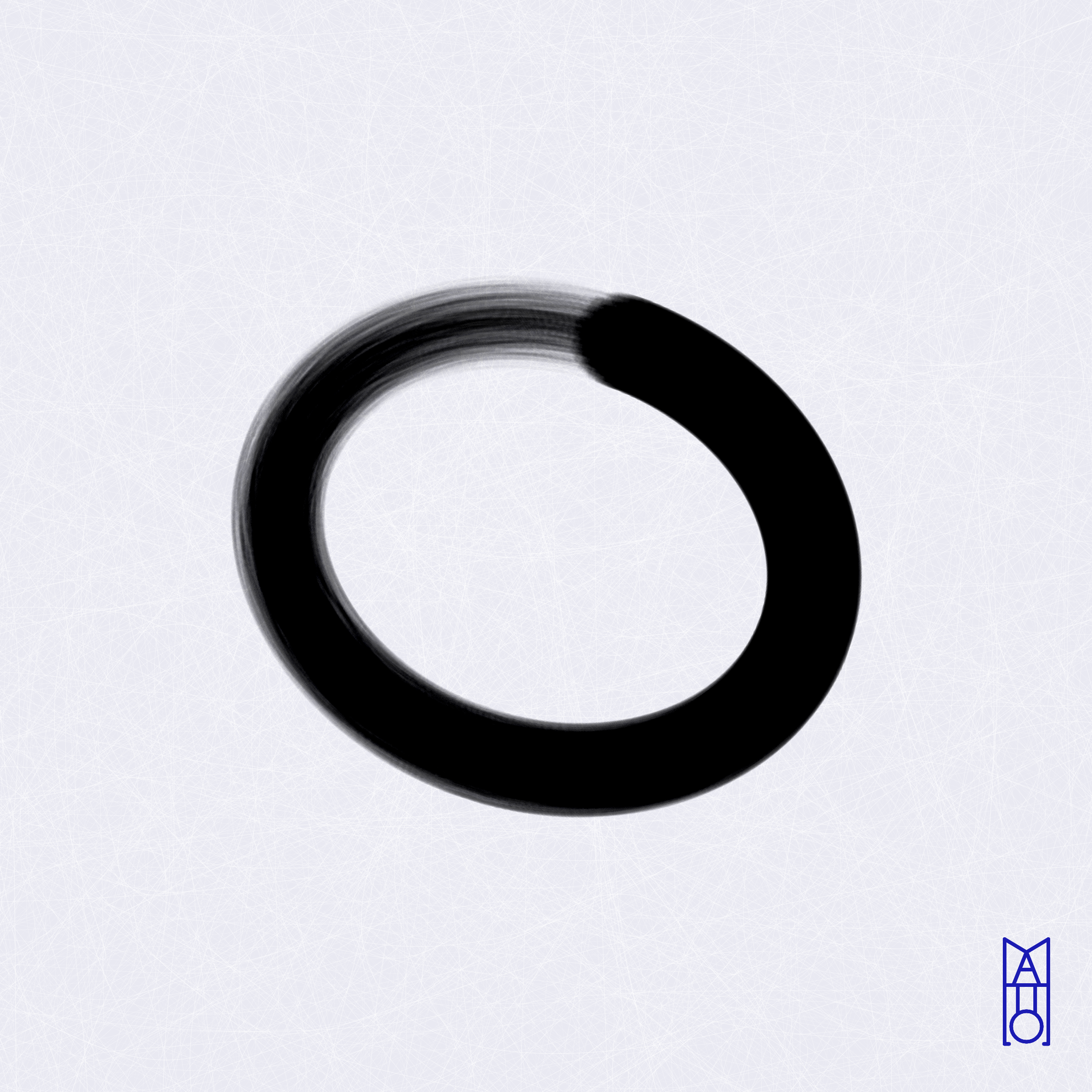 Art Blocks - Art Blocks v2 - Ensō #784 - NFT # 34000784