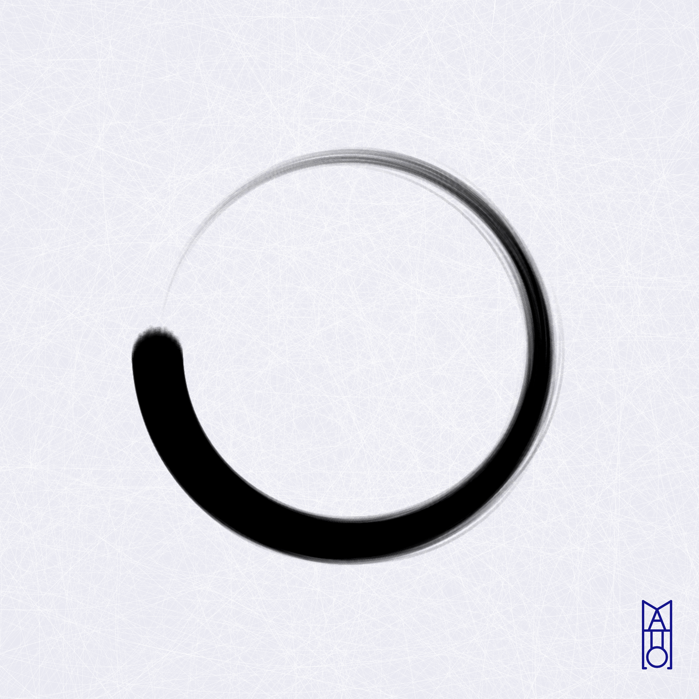 Art Blocks - Art Blocks v2 - Ensō #795 - NFT # 34000795