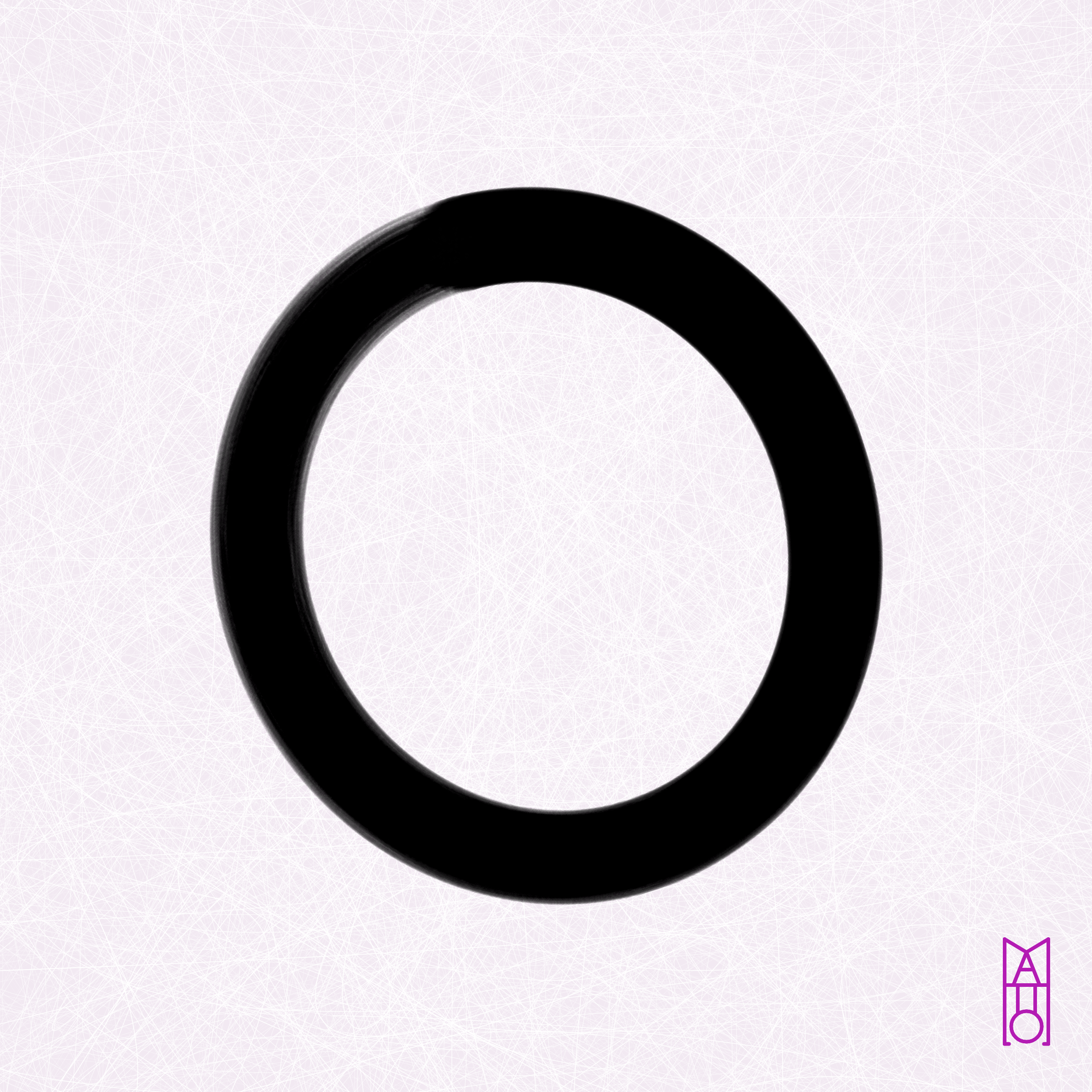 Art Blocks - Art Blocks v2 - Ensō #803 - NFT # 34000803