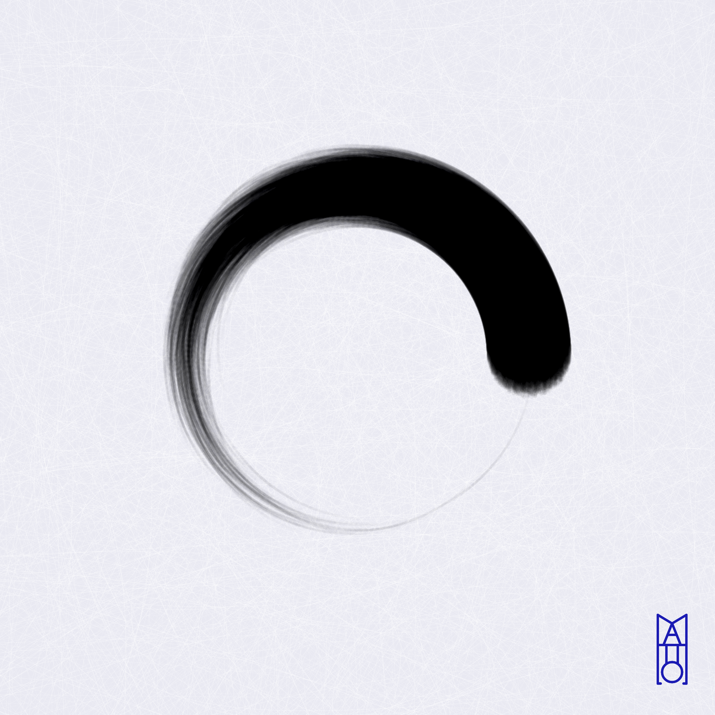 Art Blocks - Art Blocks v2 - Ensō #804 - NFT # 34000804