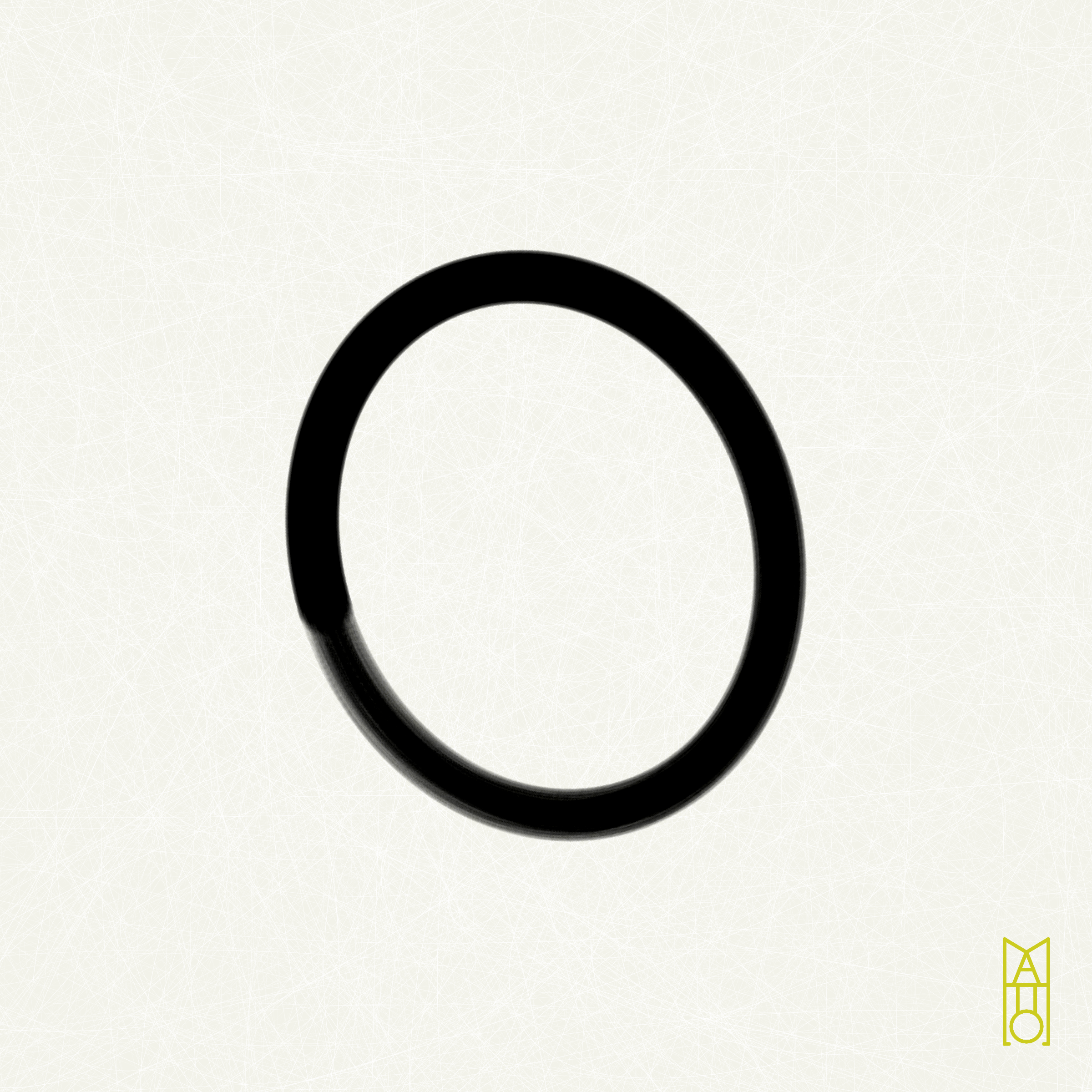 Art Blocks - Art Blocks v2 - Ensō #805 - NFT # 34000805