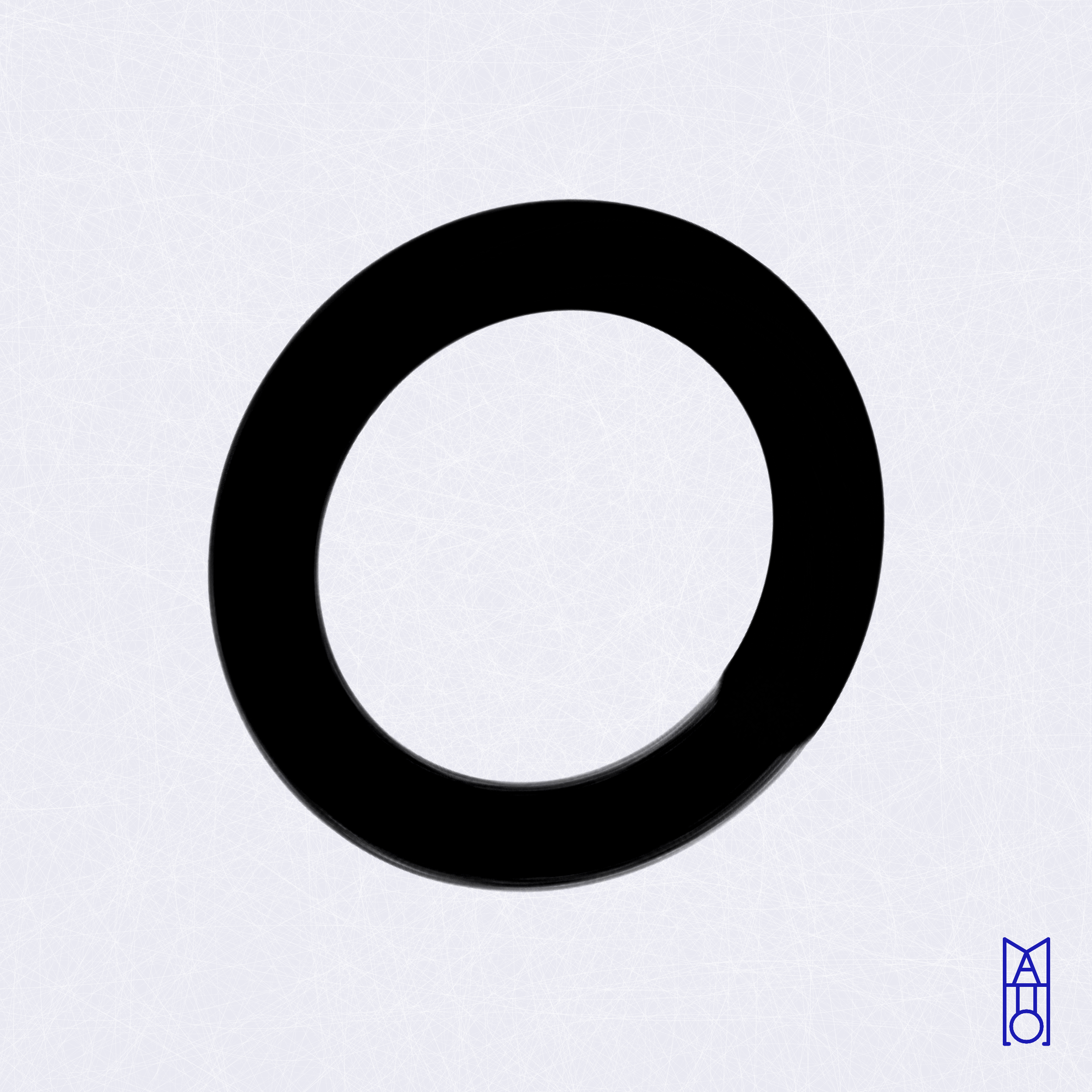 Art Blocks - Art Blocks v2 - Ensō #807 - NFT # 34000807