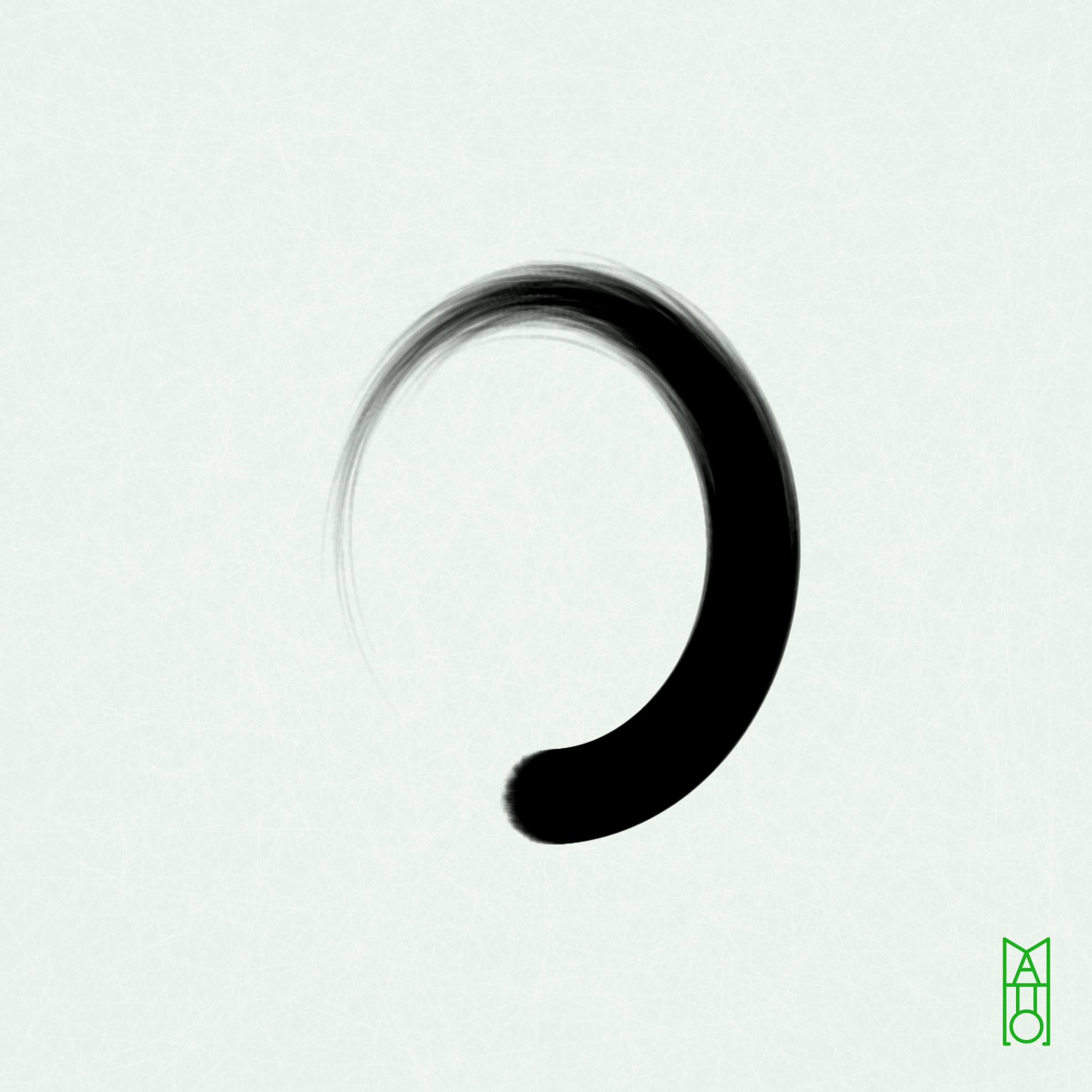 Art Blocks - Art Blocks v2 - Ensō #809 - NFT # 34000809