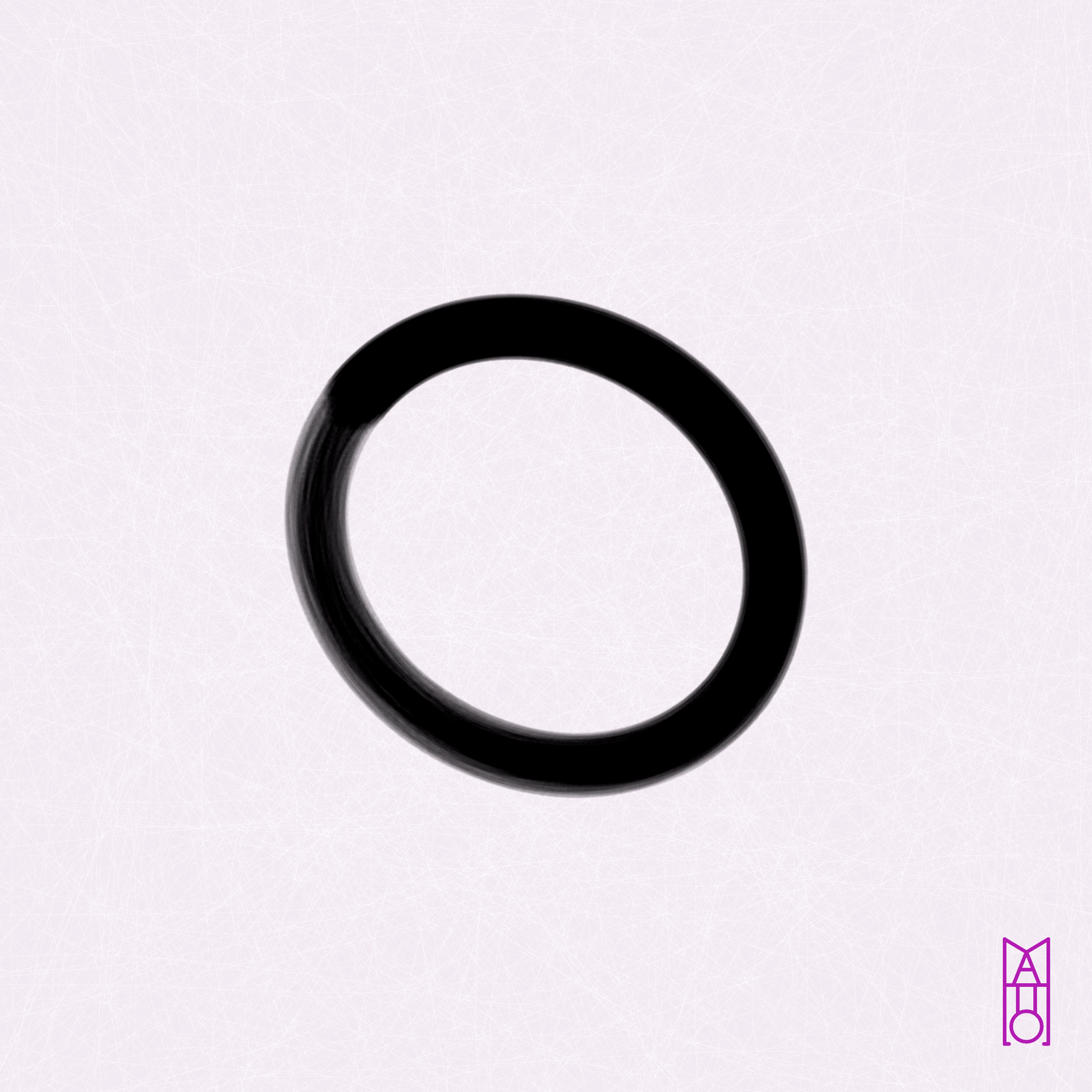 Art Blocks - Art Blocks v2 - Ensō #812 - NFT # 34000812