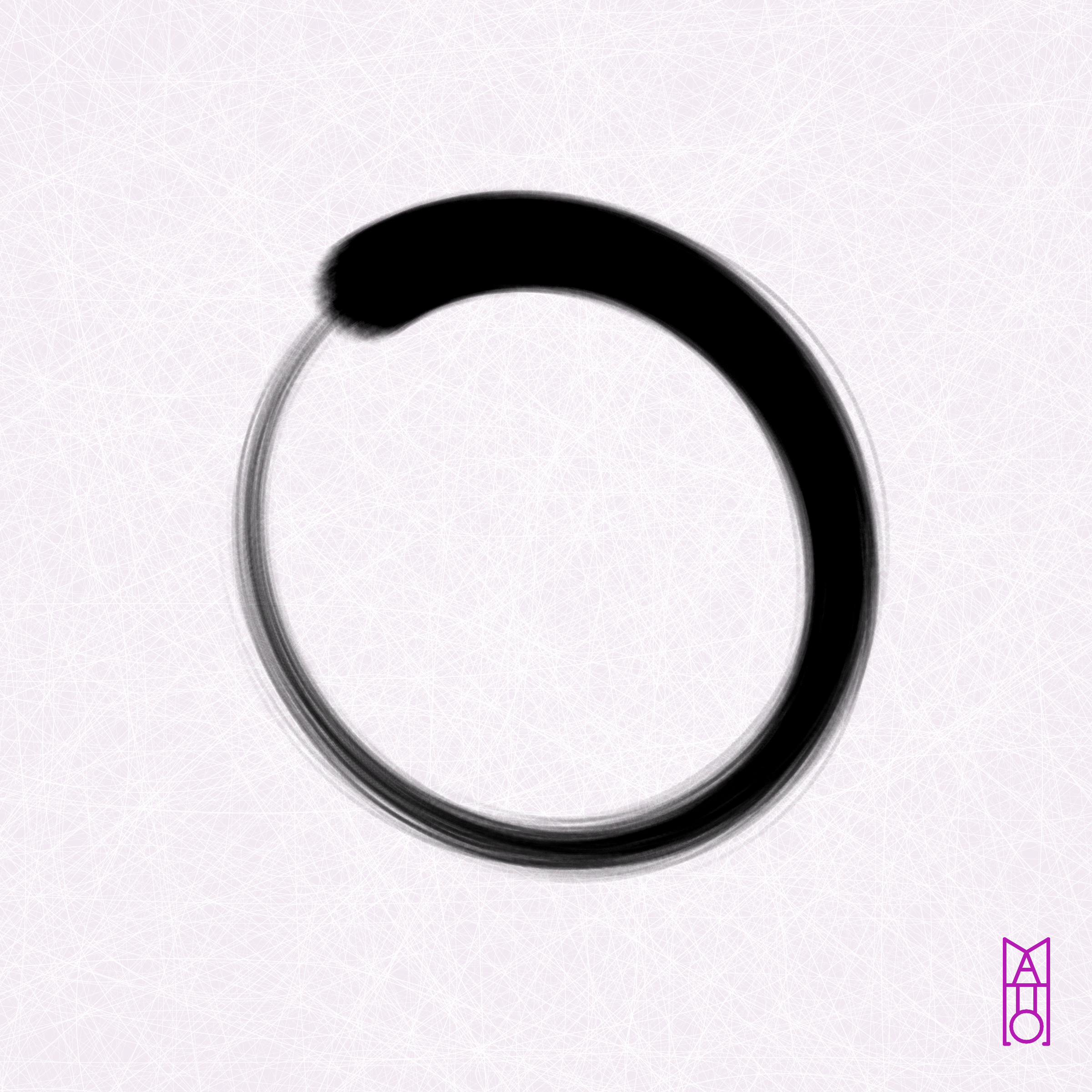 Art Blocks - Art Blocks v2 - Ensō #816 - NFT # 34000816