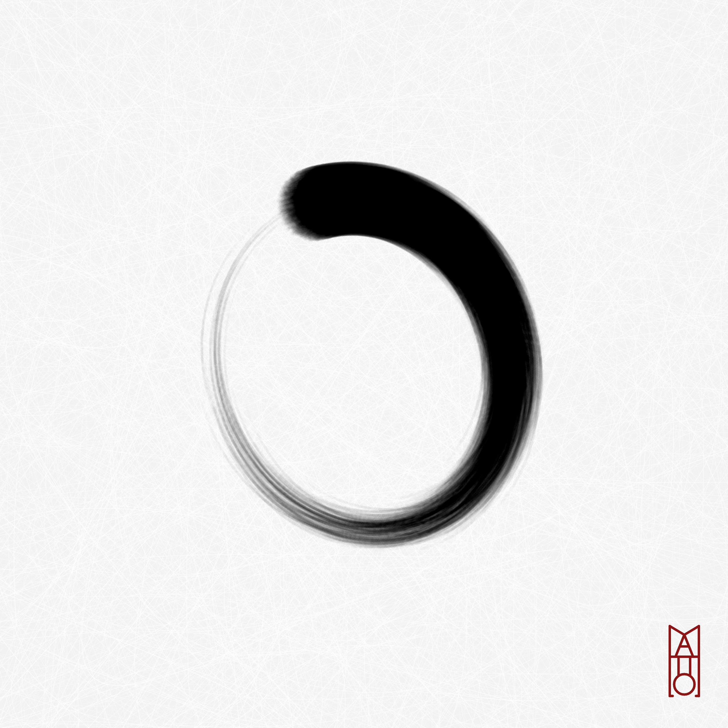 Art Blocks - Art Blocks v2 - Ensō #817 - NFT # 34000817