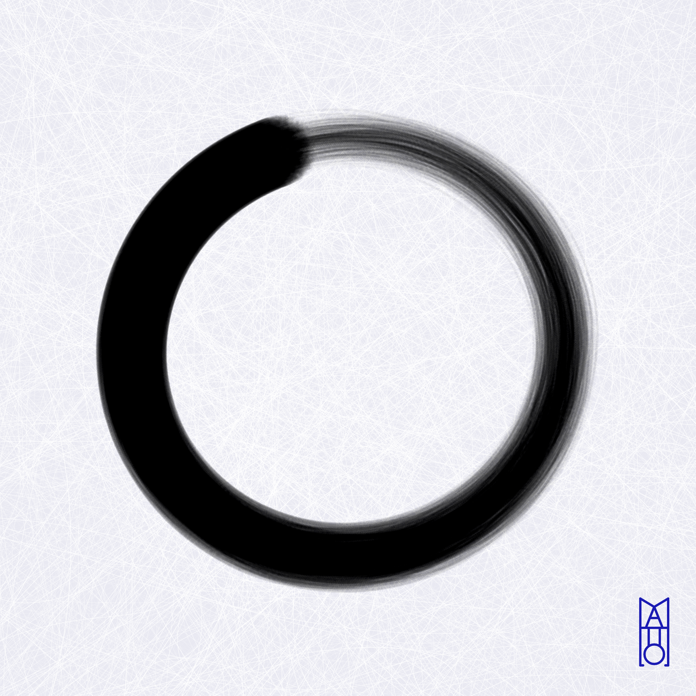 Art Blocks - Art Blocks v2 - Ensō #818 - NFT # 34000818