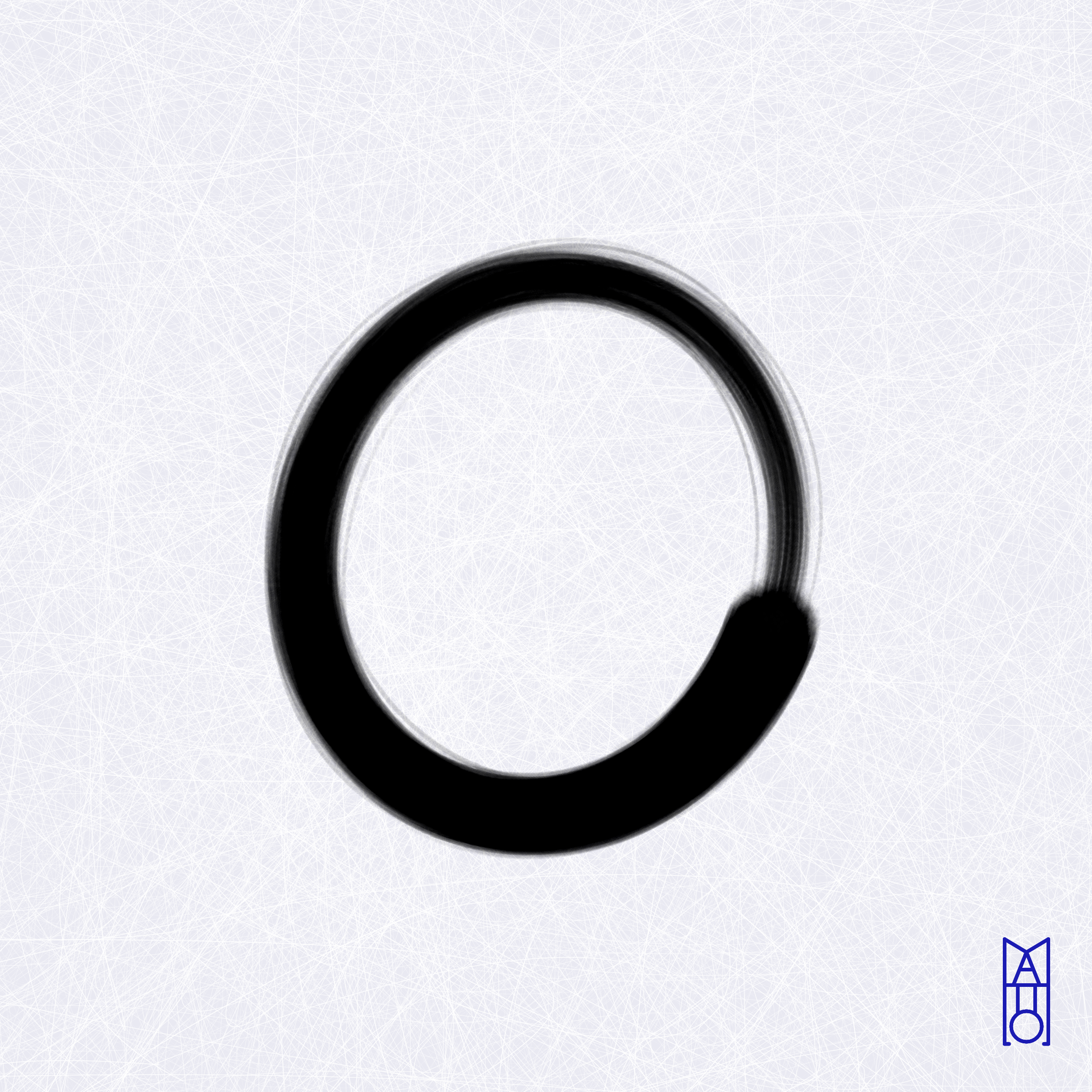 Art Blocks - Art Blocks v2 - Ensō #821 - NFT # 34000821