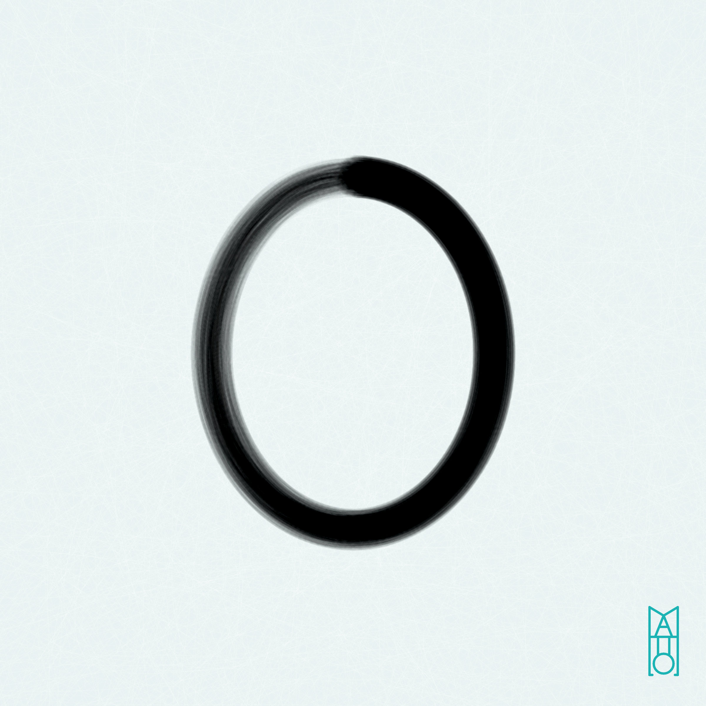 Art Blocks - Art Blocks v2 - Ensō #823 - NFT # 34000823