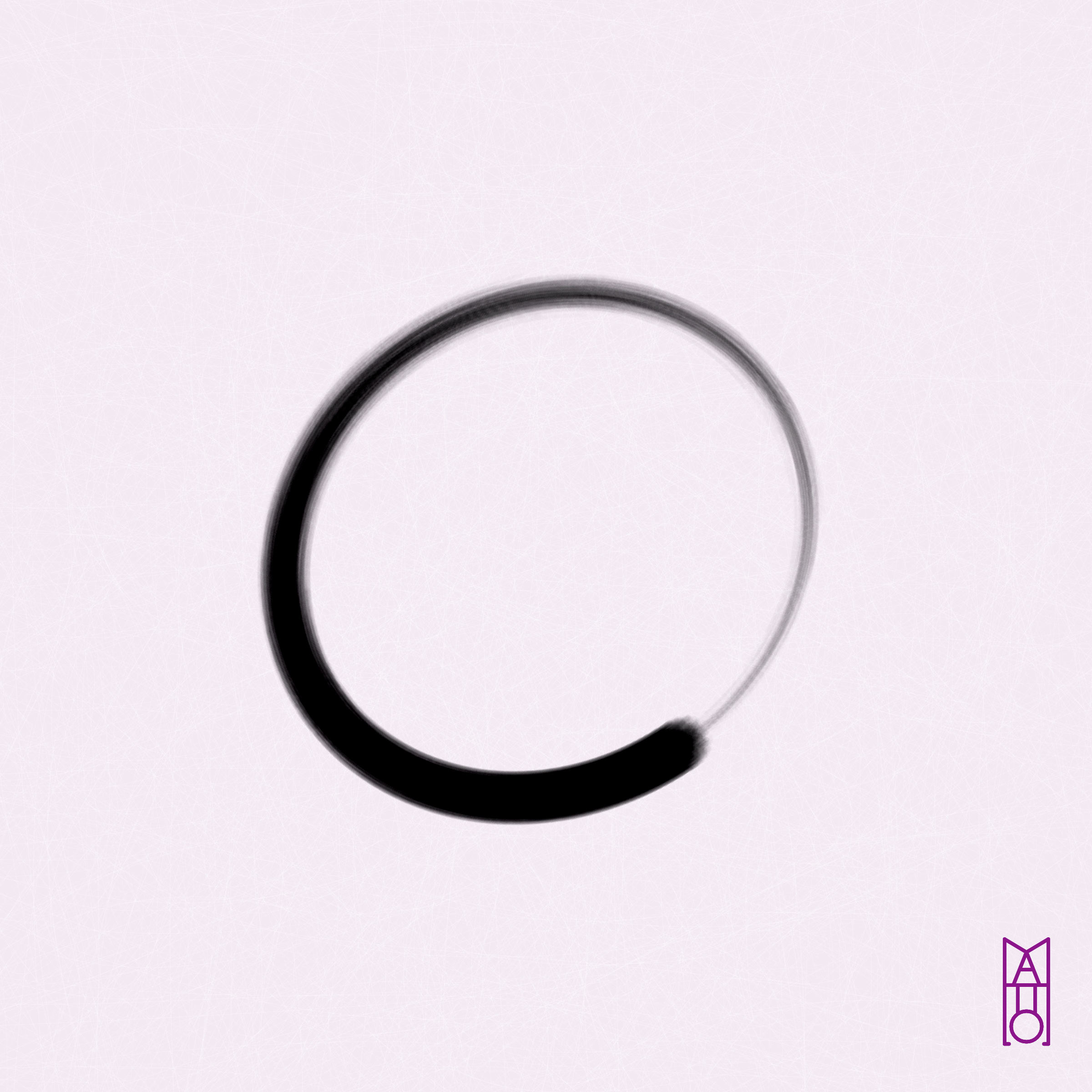 Art Blocks - Art Blocks v2 - Ensō #825 - NFT # 34000825