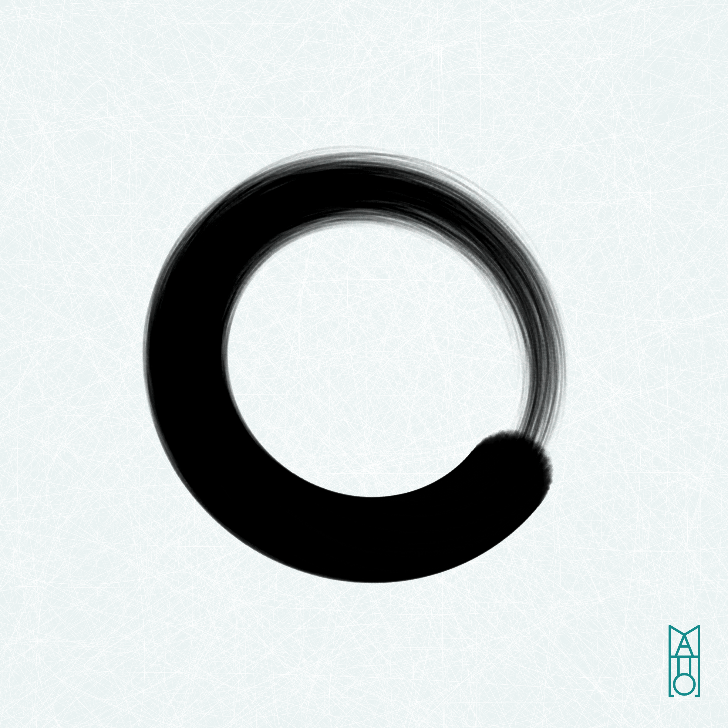 Art Blocks - Art Blocks v2 - Ensō #828 - NFT # 34000828