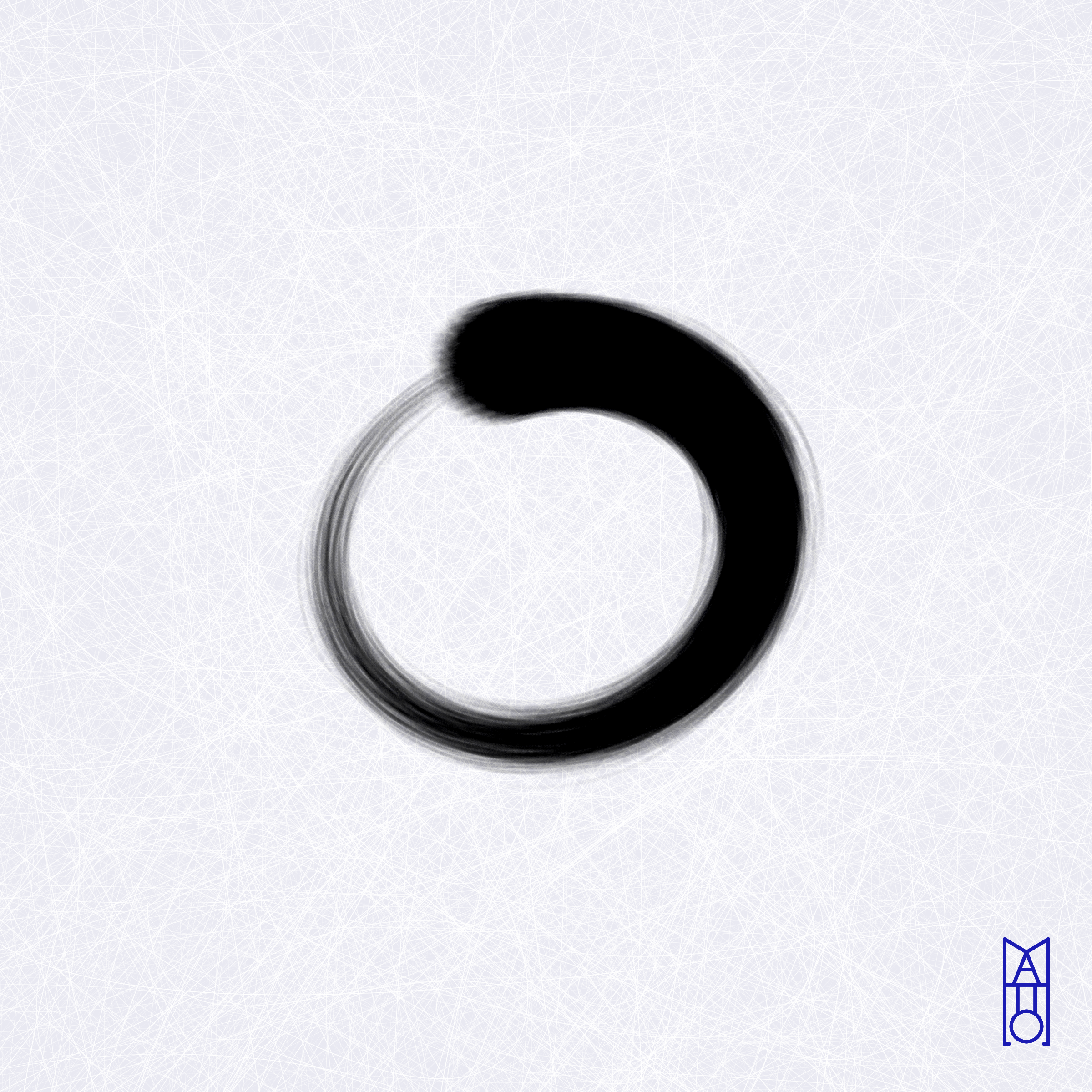 Art Blocks - Art Blocks v2 - Ensō #830 - NFT # 34000830