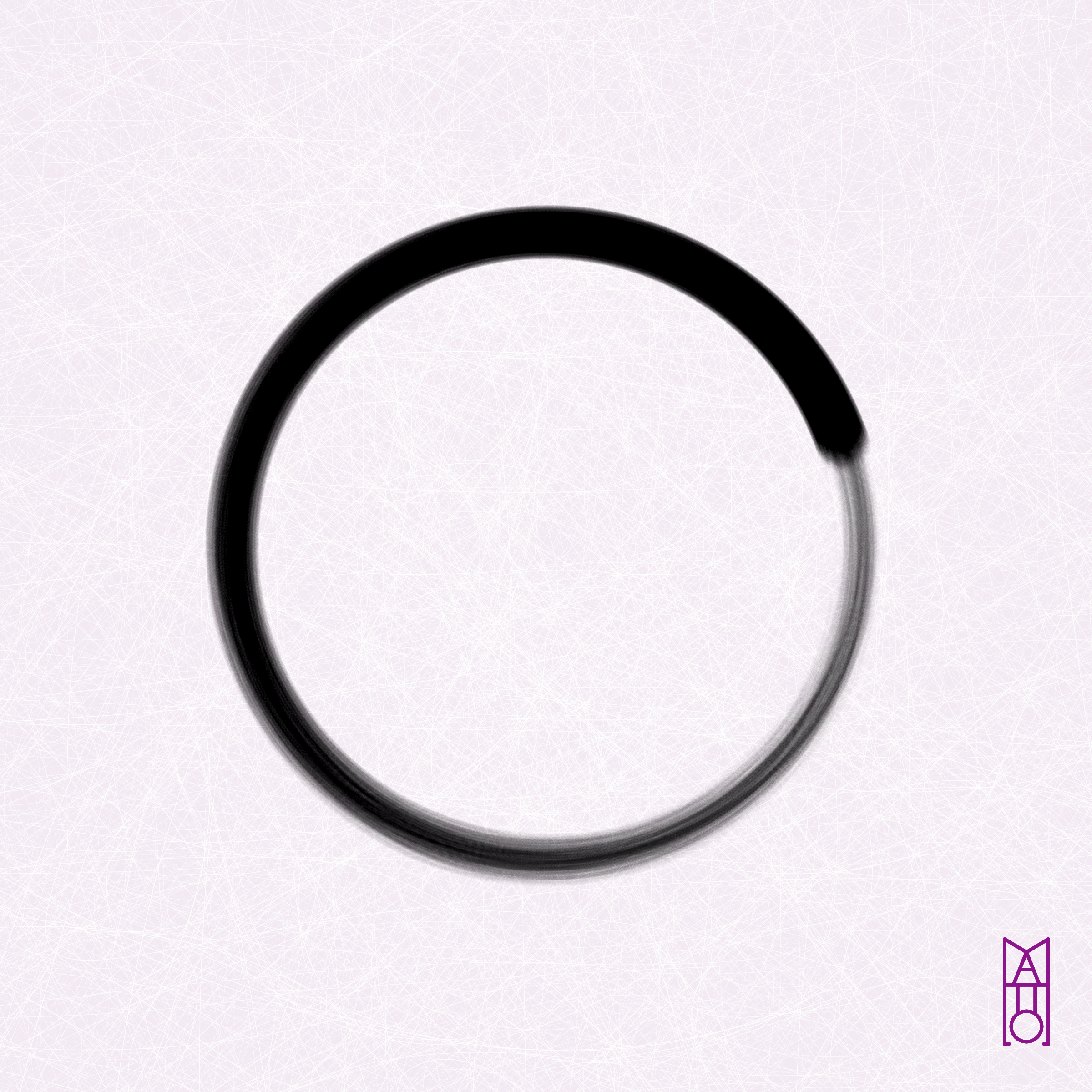 Art Blocks - Art Blocks v2 - Ensō #834 - NFT # 34000834