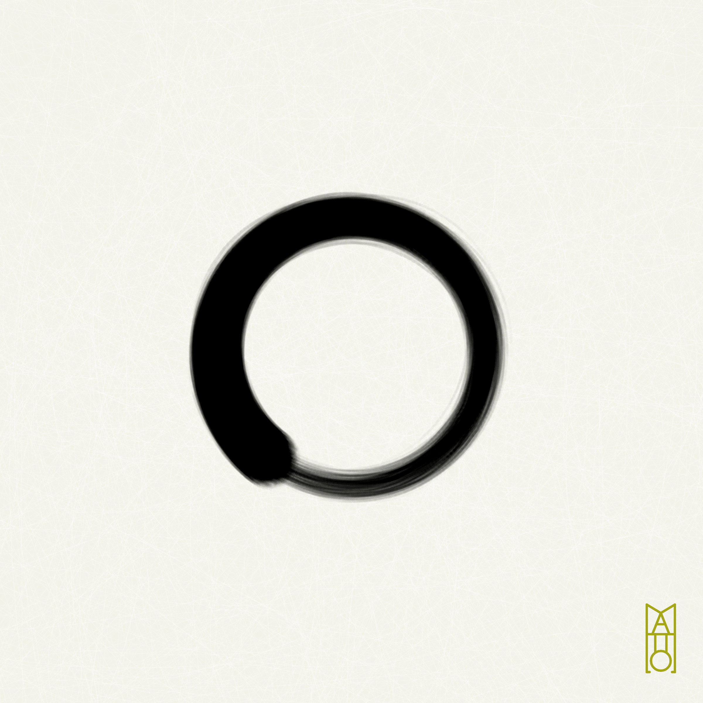 Art Blocks - Art Blocks v2 - Ensō #838 - NFT # 34000838