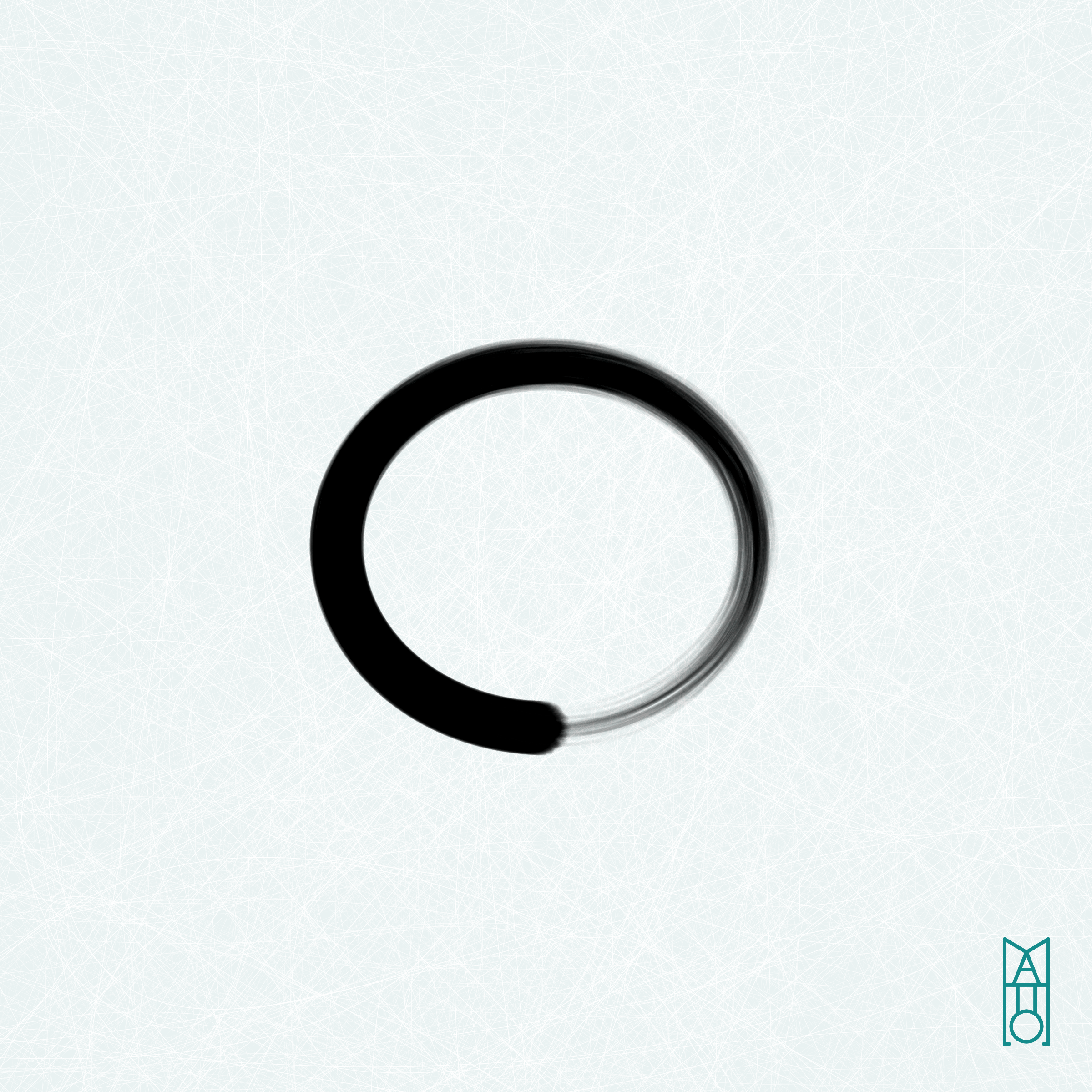 Art Blocks - Art Blocks v2 - Ensō #840 - NFT # 34000840