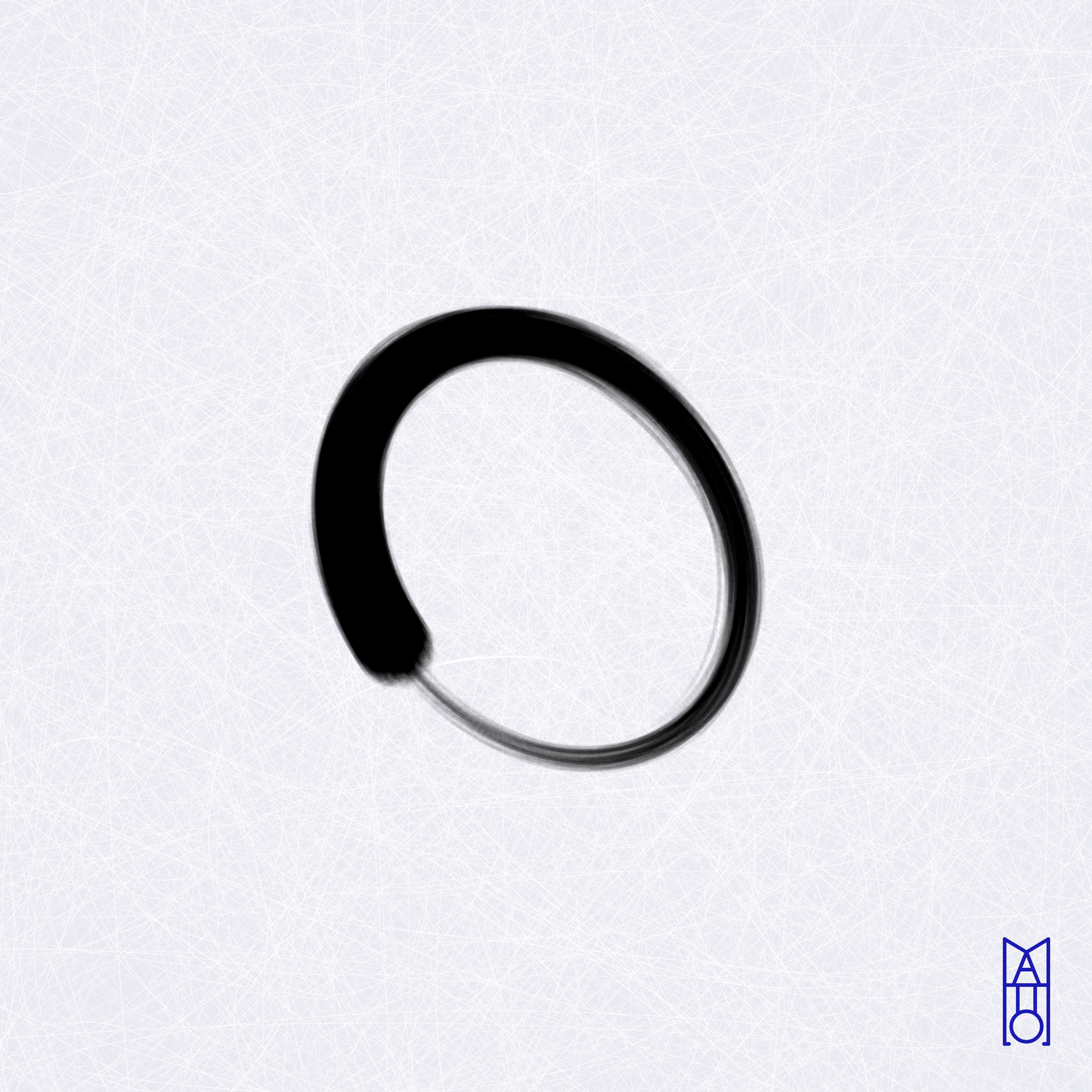 Art Blocks - Art Blocks v2 - Ensō #843 - NFT # 34000843