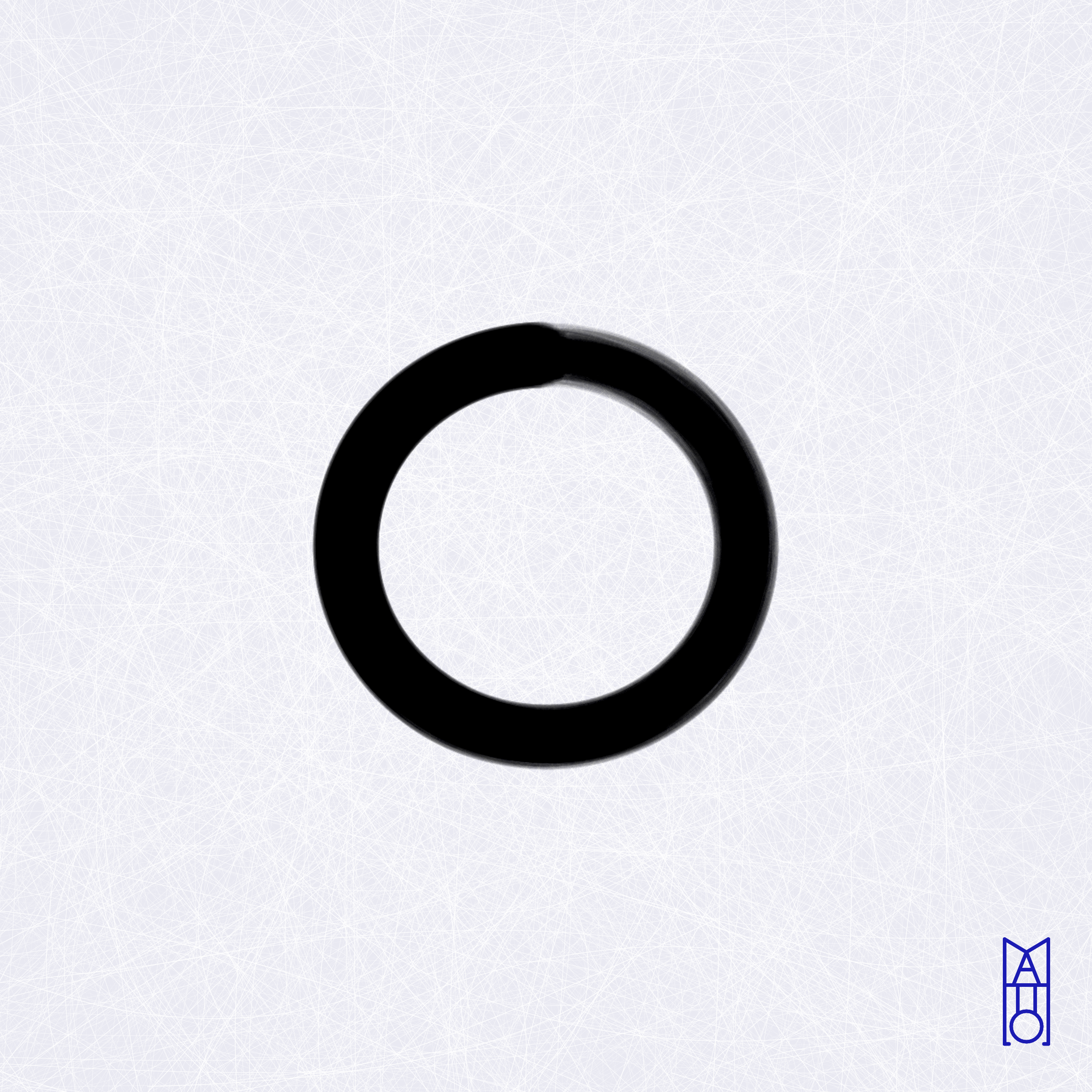 Art Blocks - Art Blocks v2 - Ensō #844 - NFT # 34000844