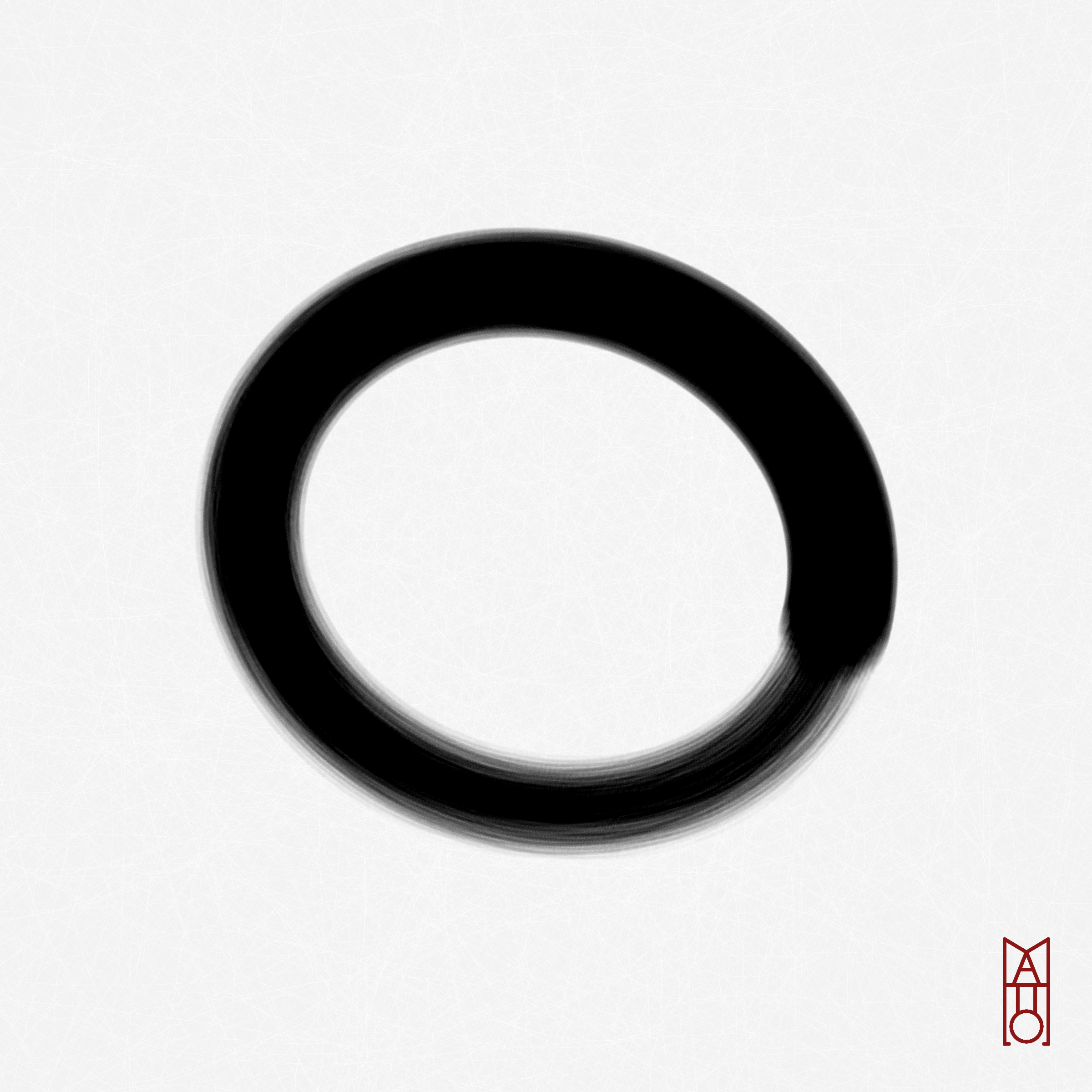 Art Blocks - Art Blocks v2 - Ensō #846 - NFT # 34000846