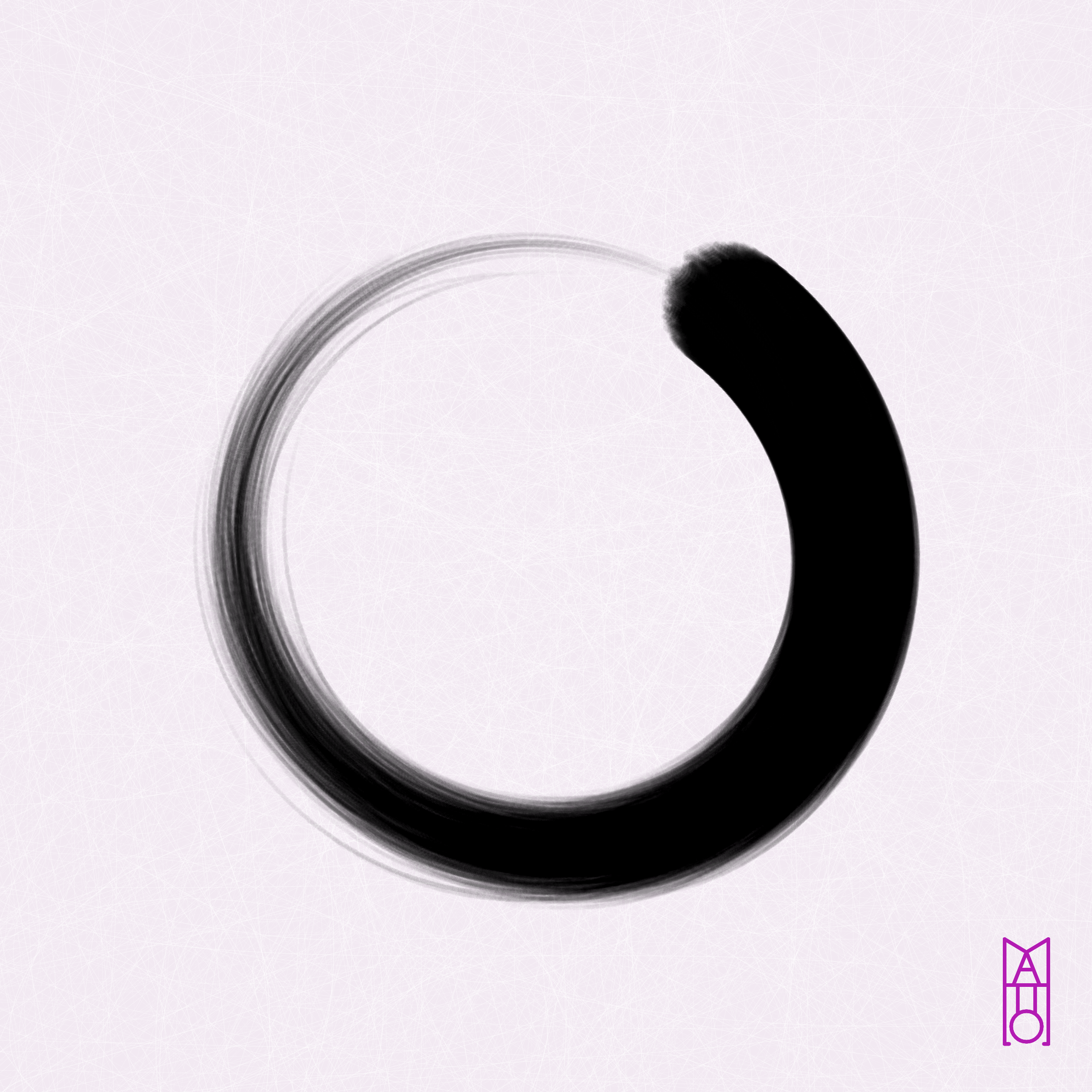 Art Blocks - Art Blocks v2 - Ensō #847 - NFT # 34000847