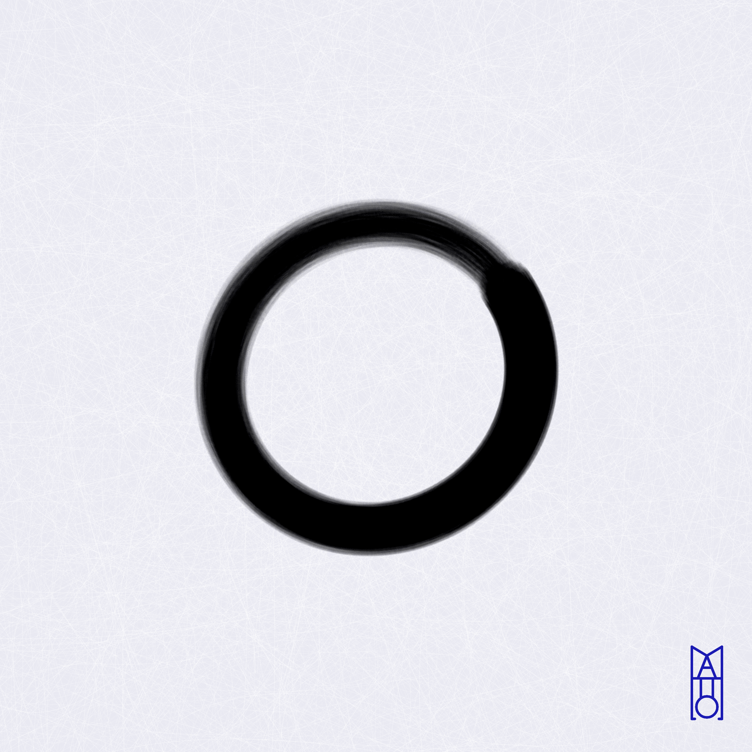 Art Blocks - Art Blocks v2 - Ensō #854 - NFT # 34000854