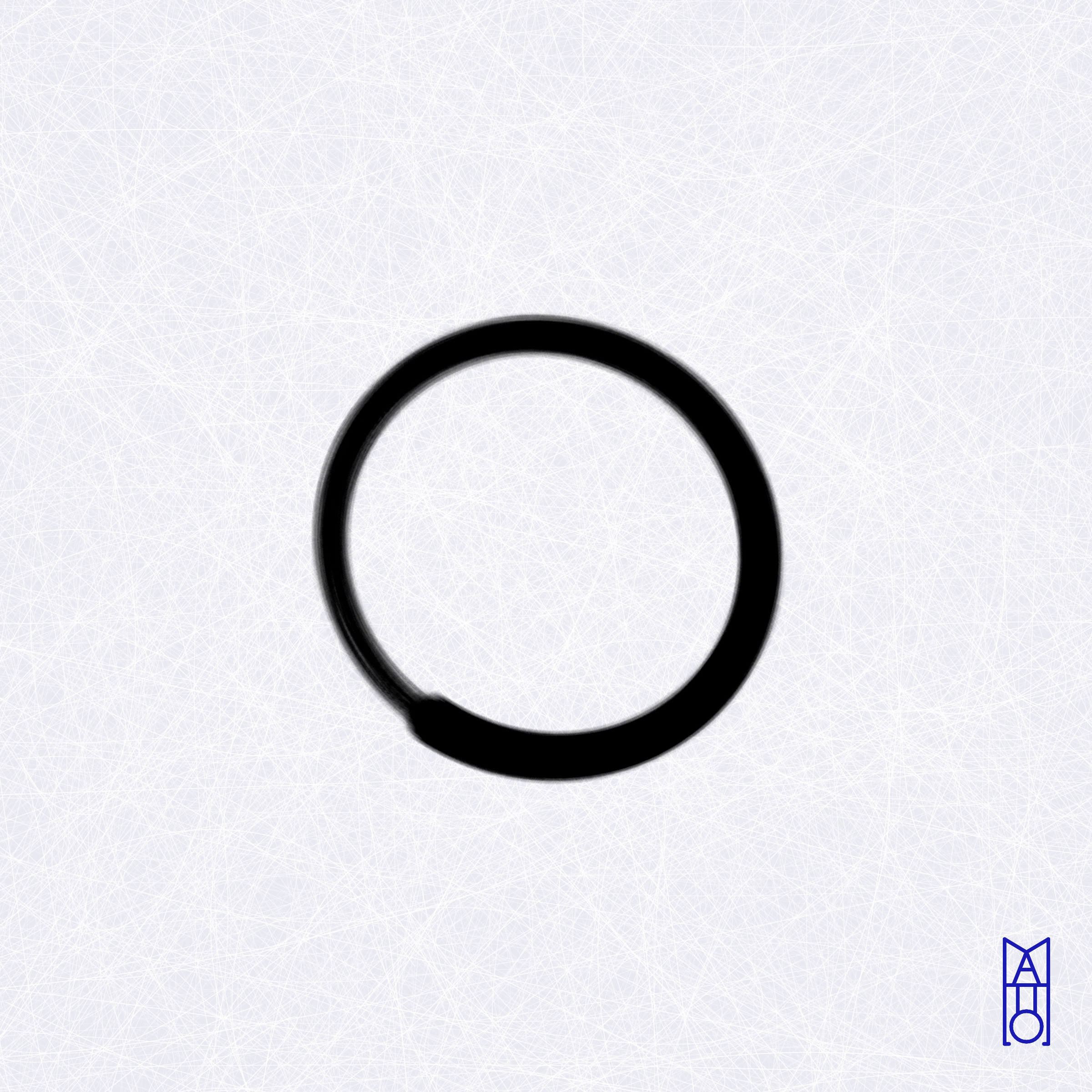 Art Blocks - Art Blocks v2 - Ensō #855 - NFT # 34000855