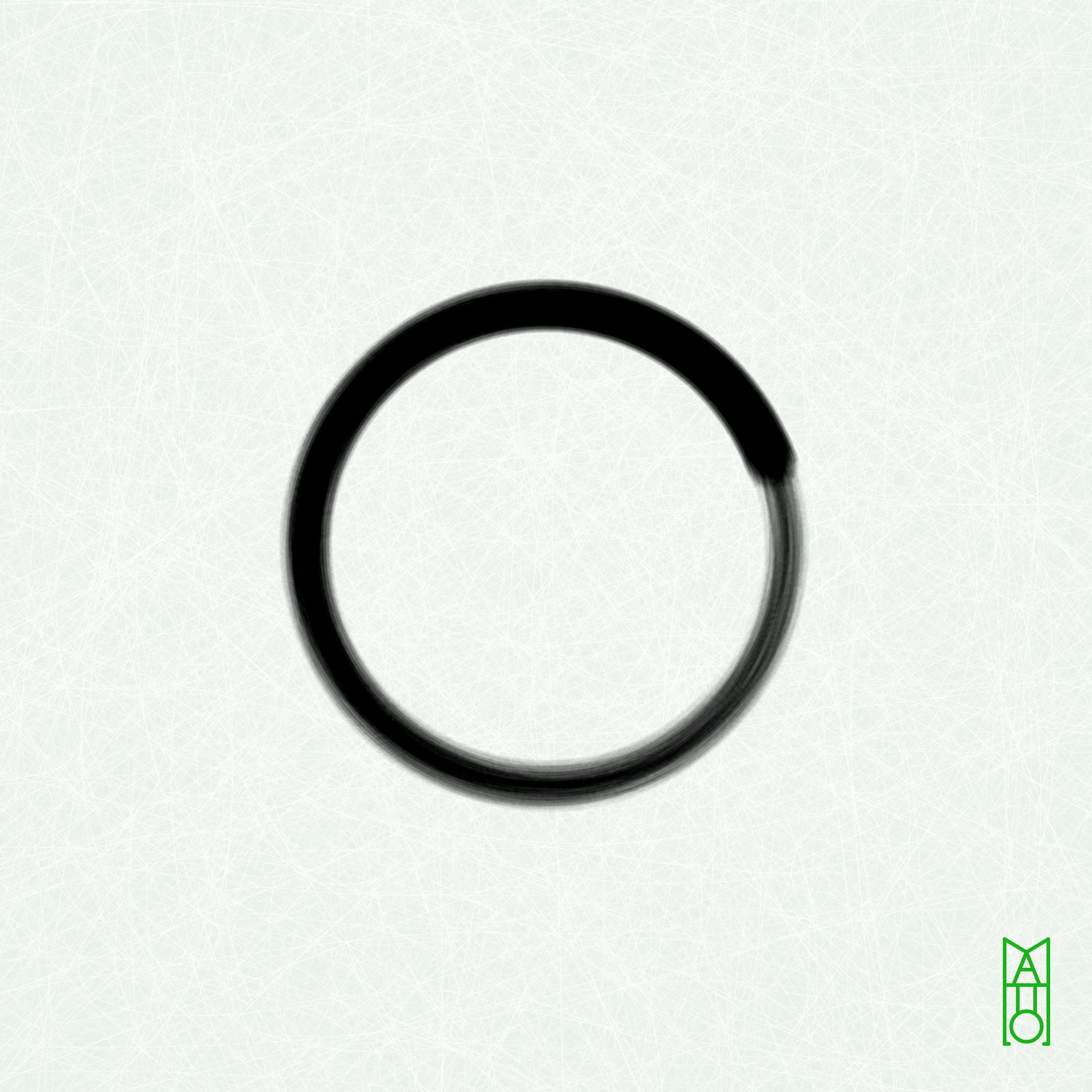 Art Blocks - Art Blocks v2 - Ensō #856 - NFT # 34000856