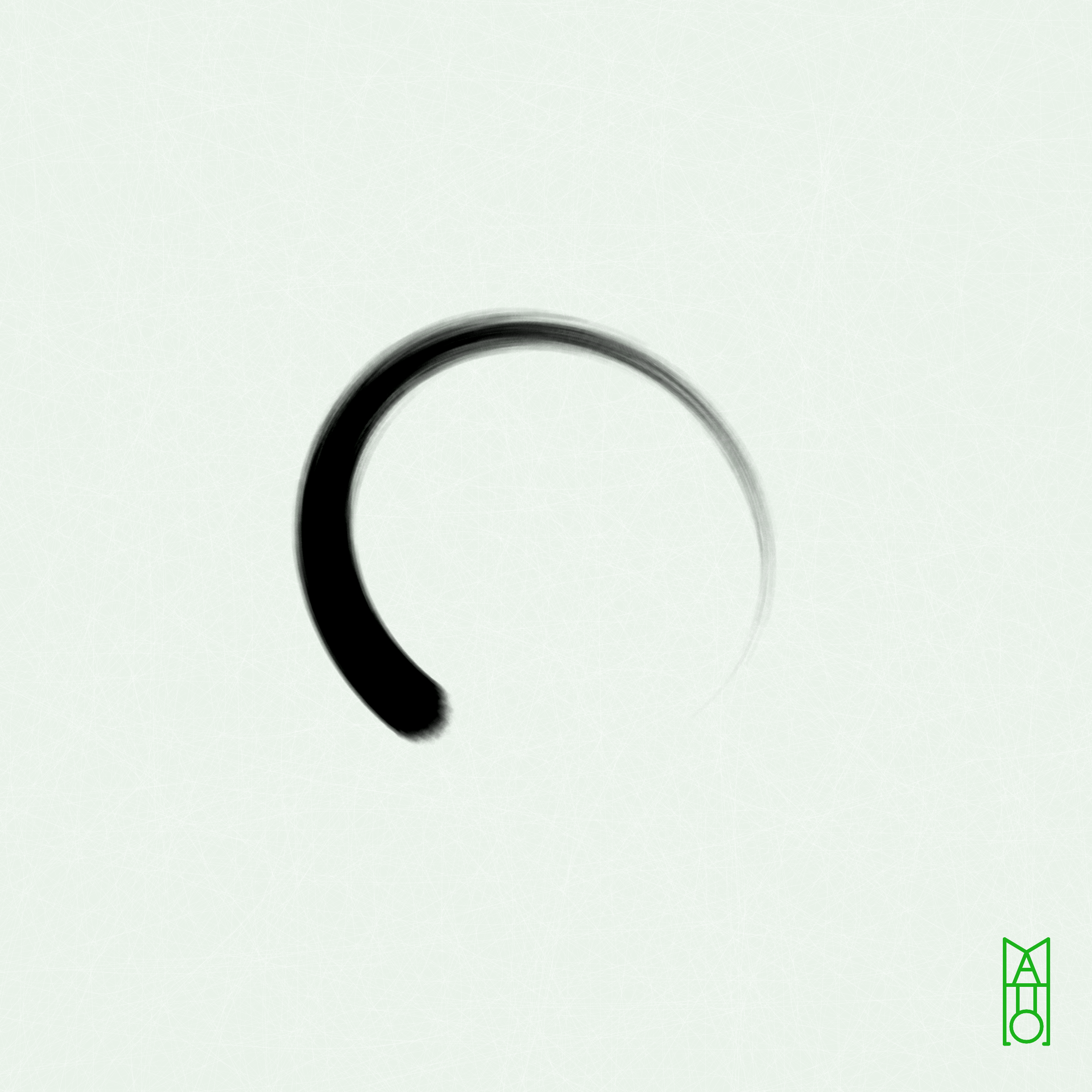 Art Blocks - Art Blocks v2 - Ensō #857 - NFT # 34000857