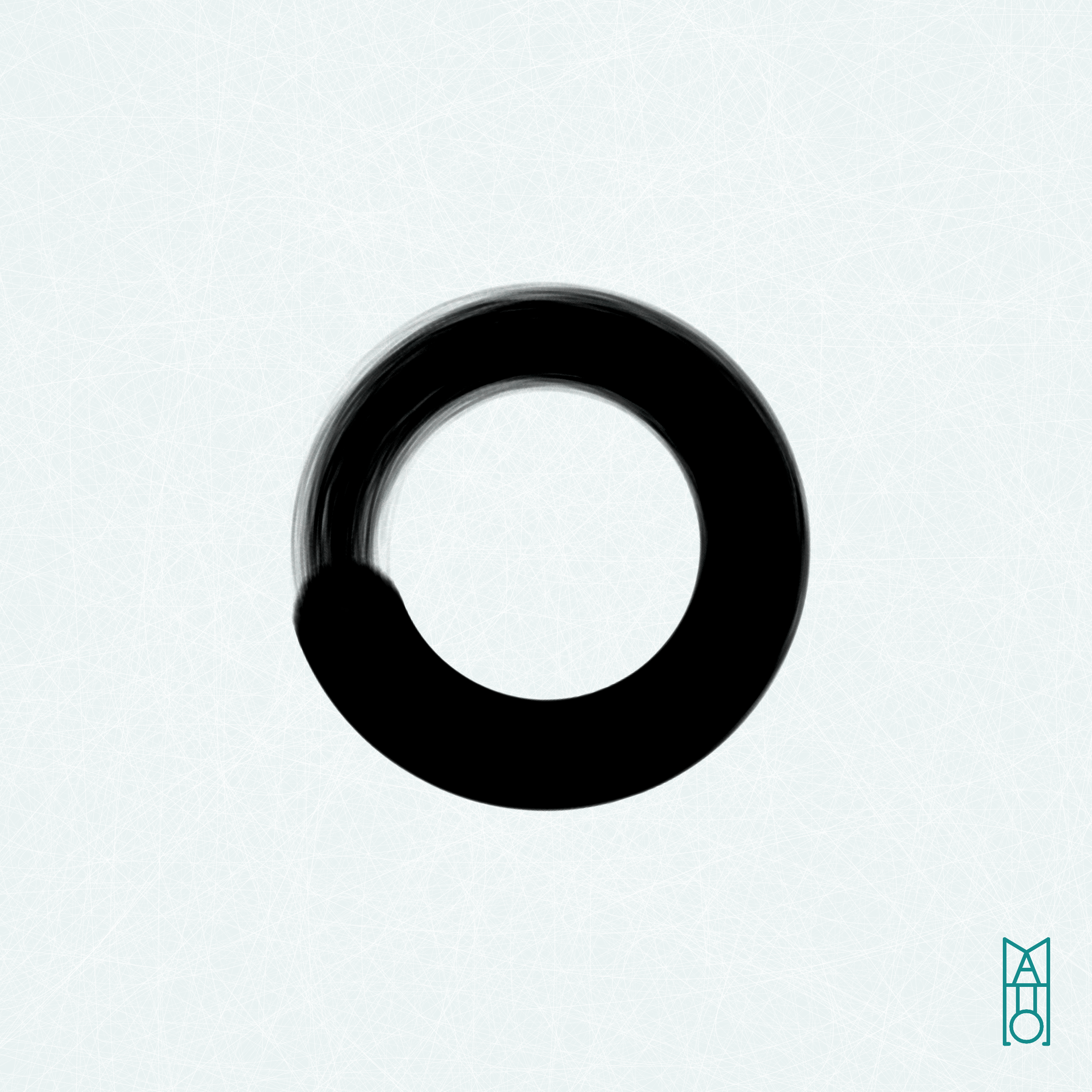 Art Blocks - Art Blocks v2 - Ensō #862 - NFT # 34000862