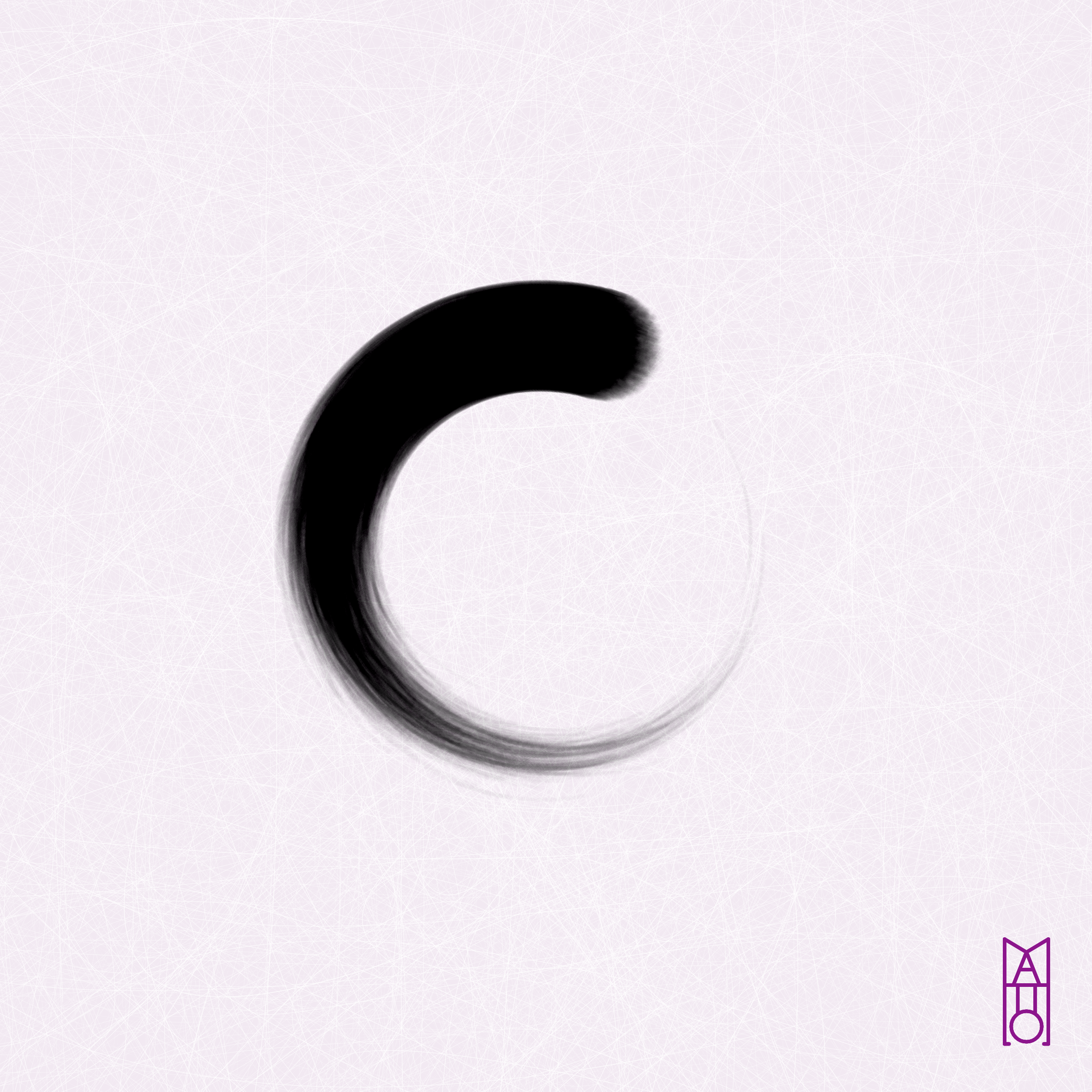 Art Blocks - Art Blocks v2 - Ensō #869 - NFT # 34000869