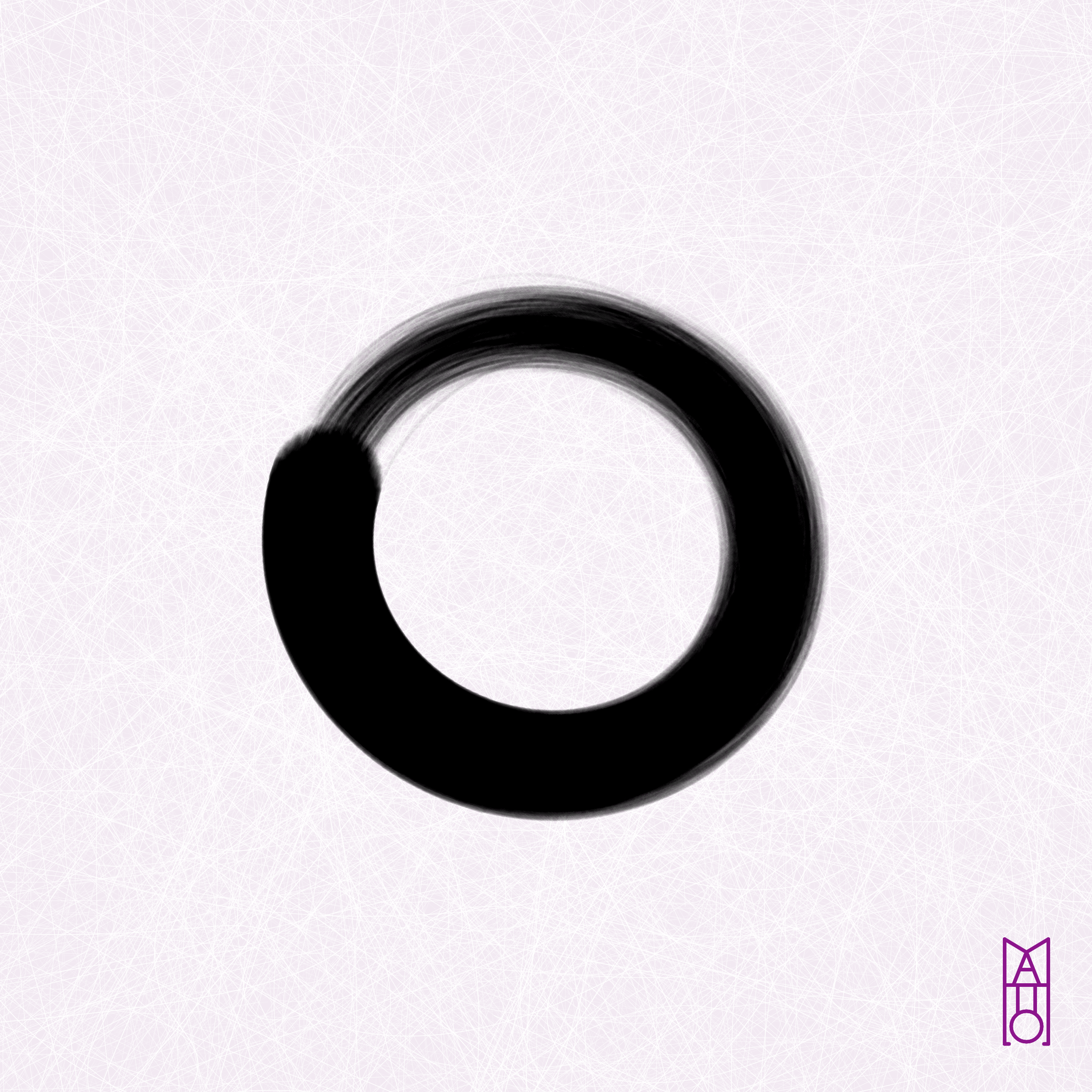 Art Blocks - Art Blocks v2 - Ensō #870 - NFT # 34000870