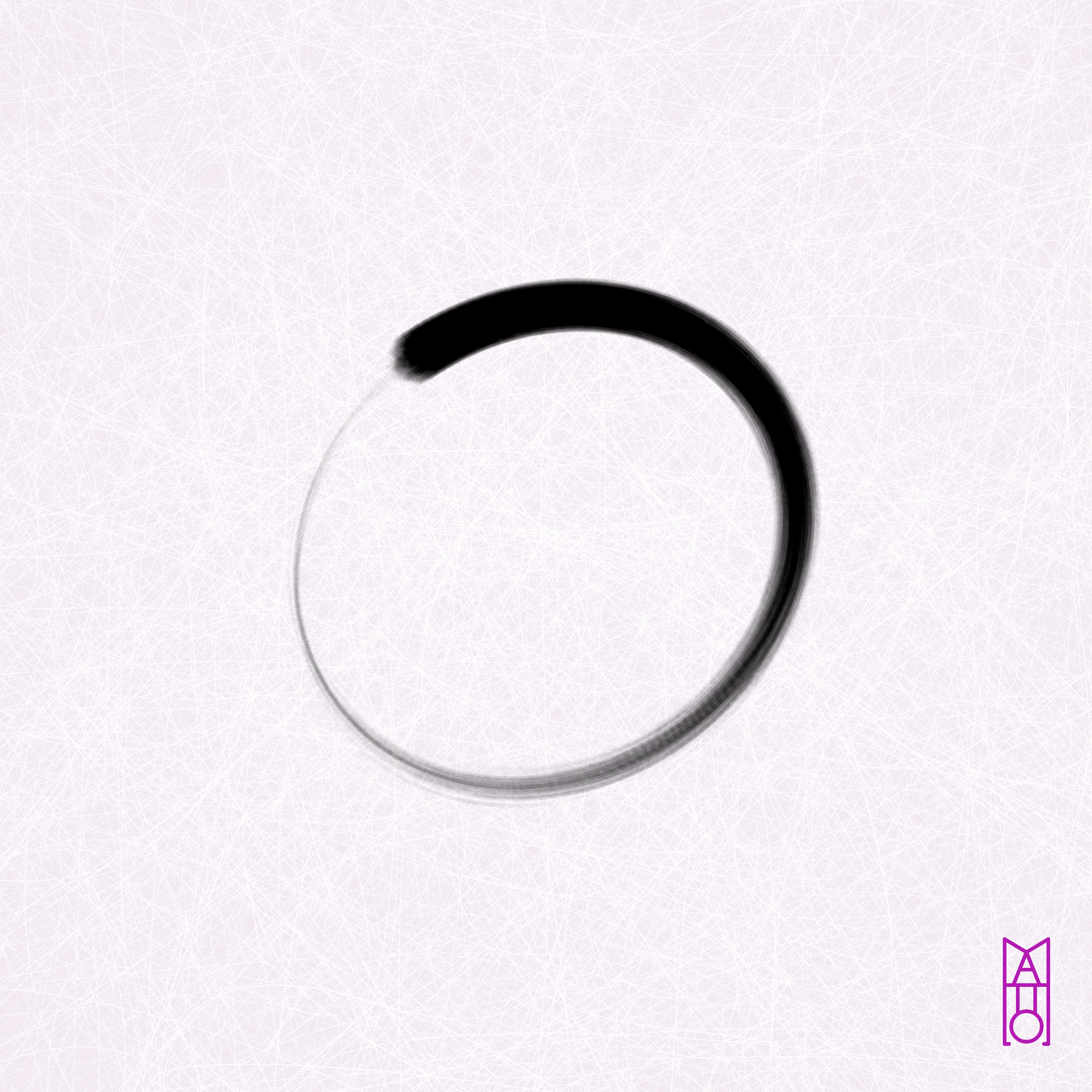 Art Blocks - Art Blocks v2 - Ensō #877 - NFT # 34000877