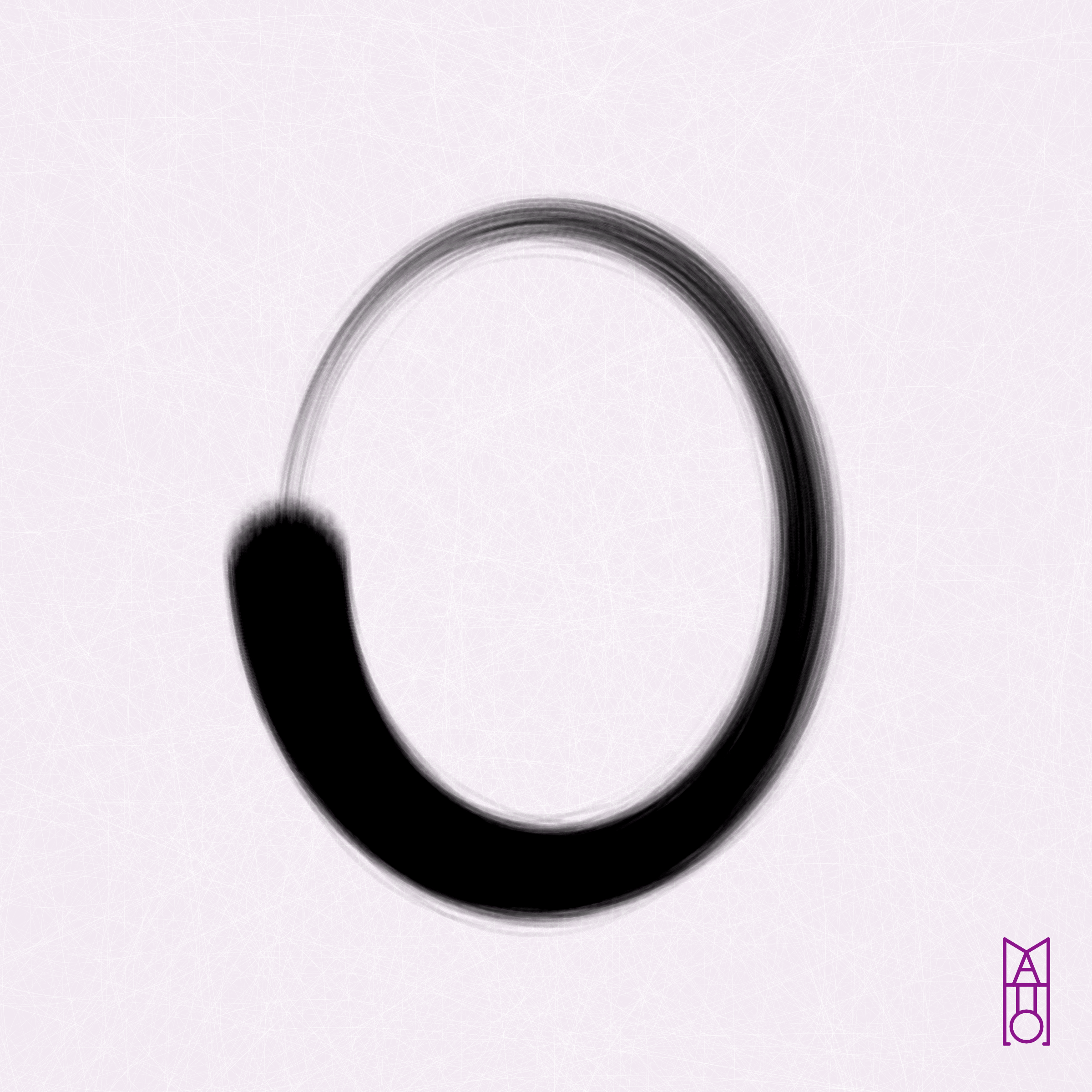 Art Blocks - Art Blocks v2 - Ensō #878 - NFT # 34000878