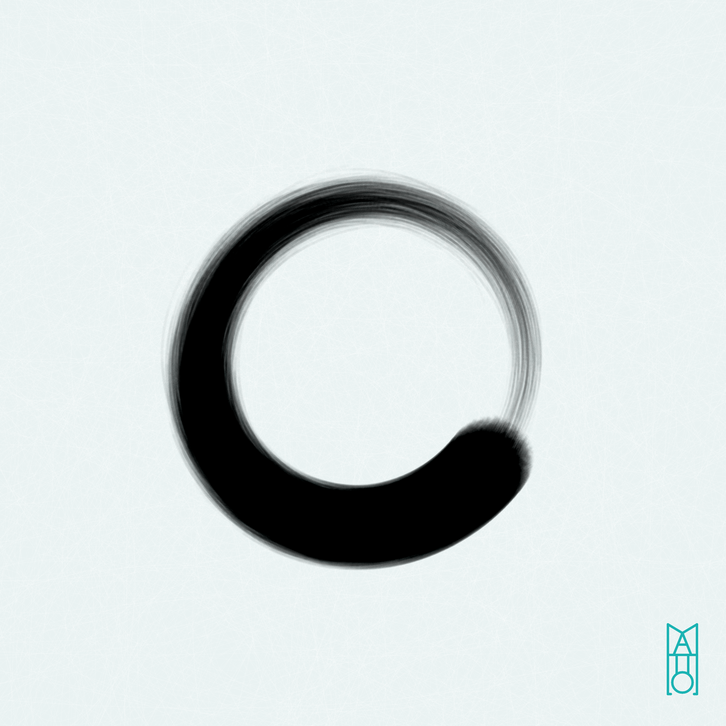 Art Blocks - Art Blocks v2 - Ensō #880 - NFT # 34000880