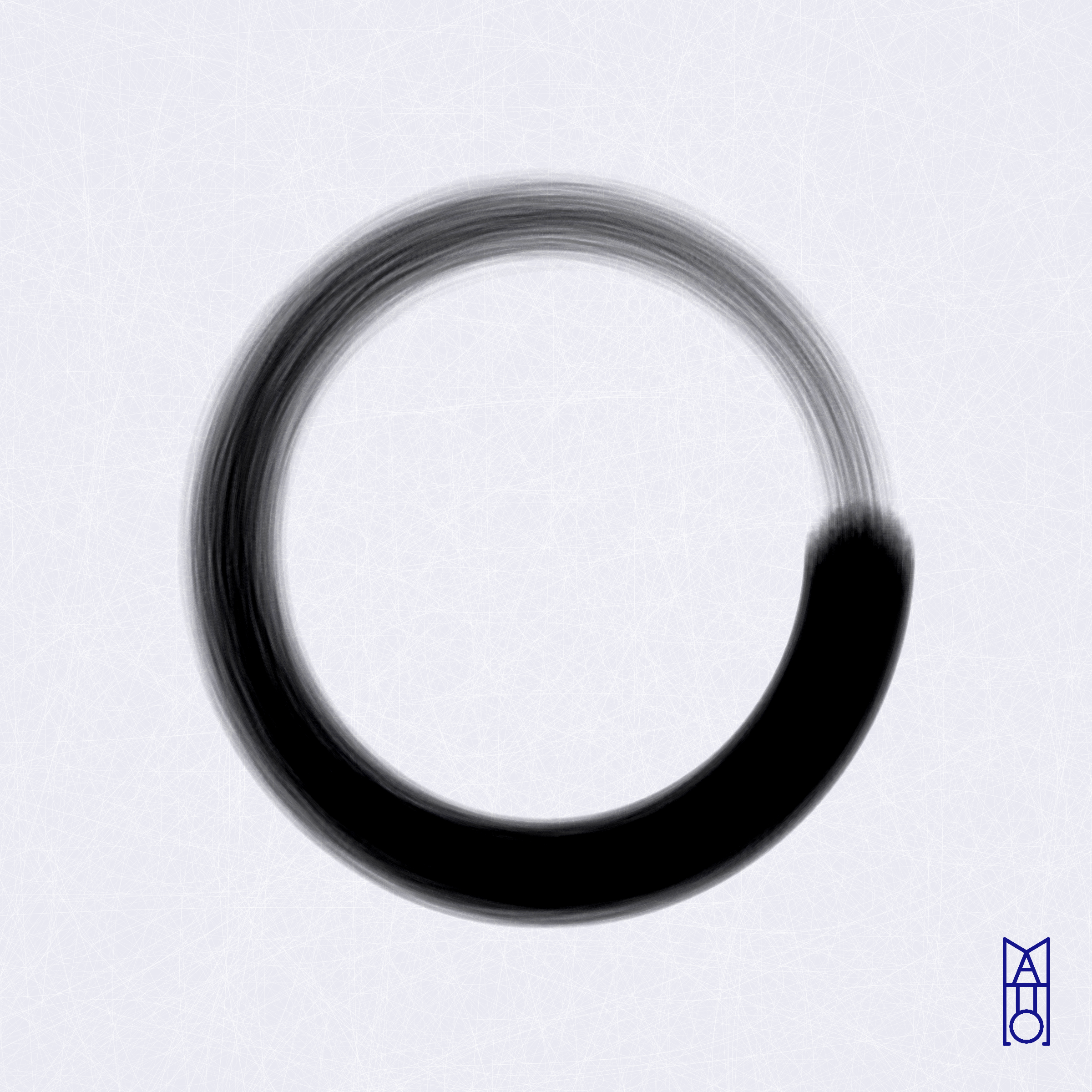 Art Blocks - Art Blocks v2 - Ensō #884 - NFT # 34000884