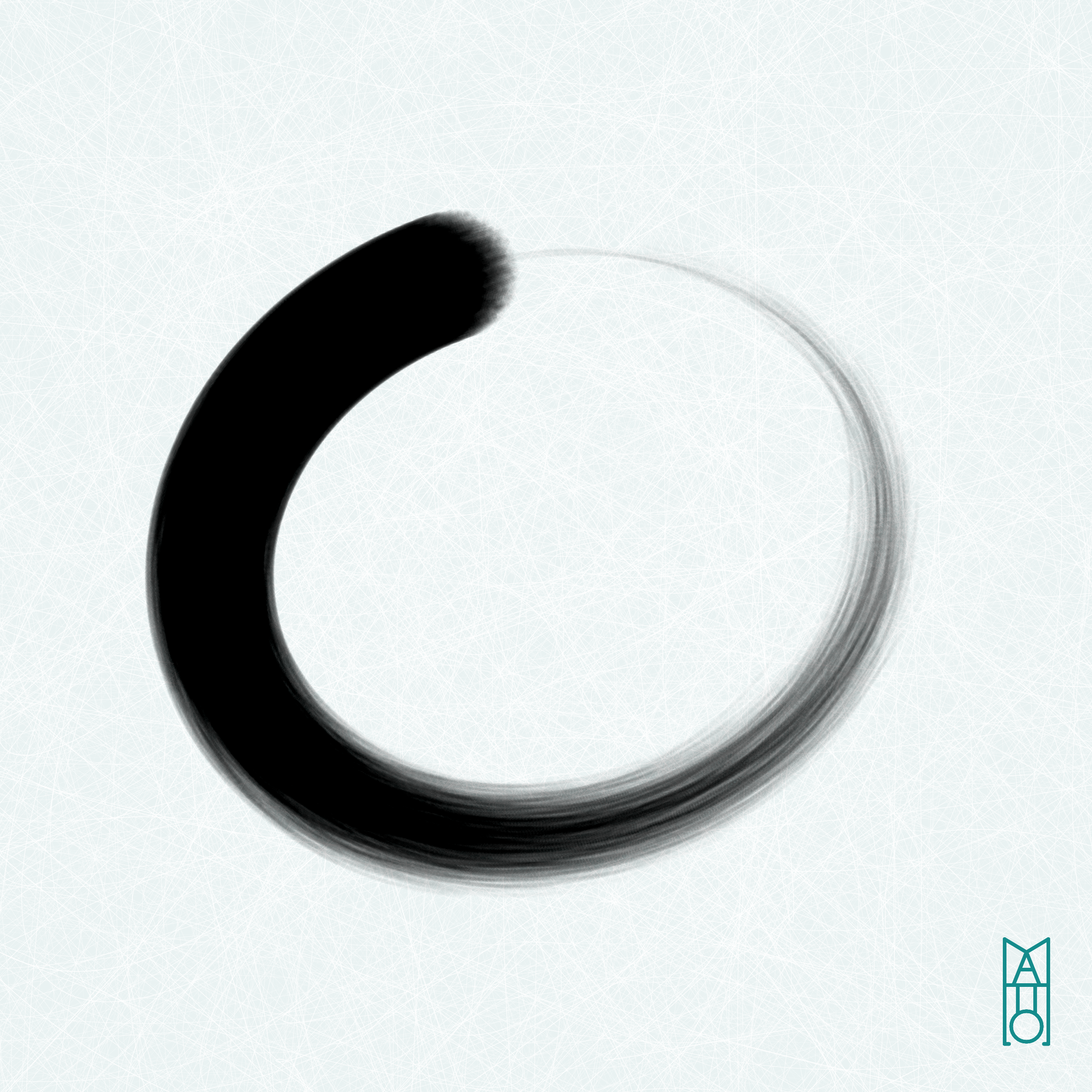 Art Blocks - Art Blocks v2 - Ensō #887 - NFT # 34000887