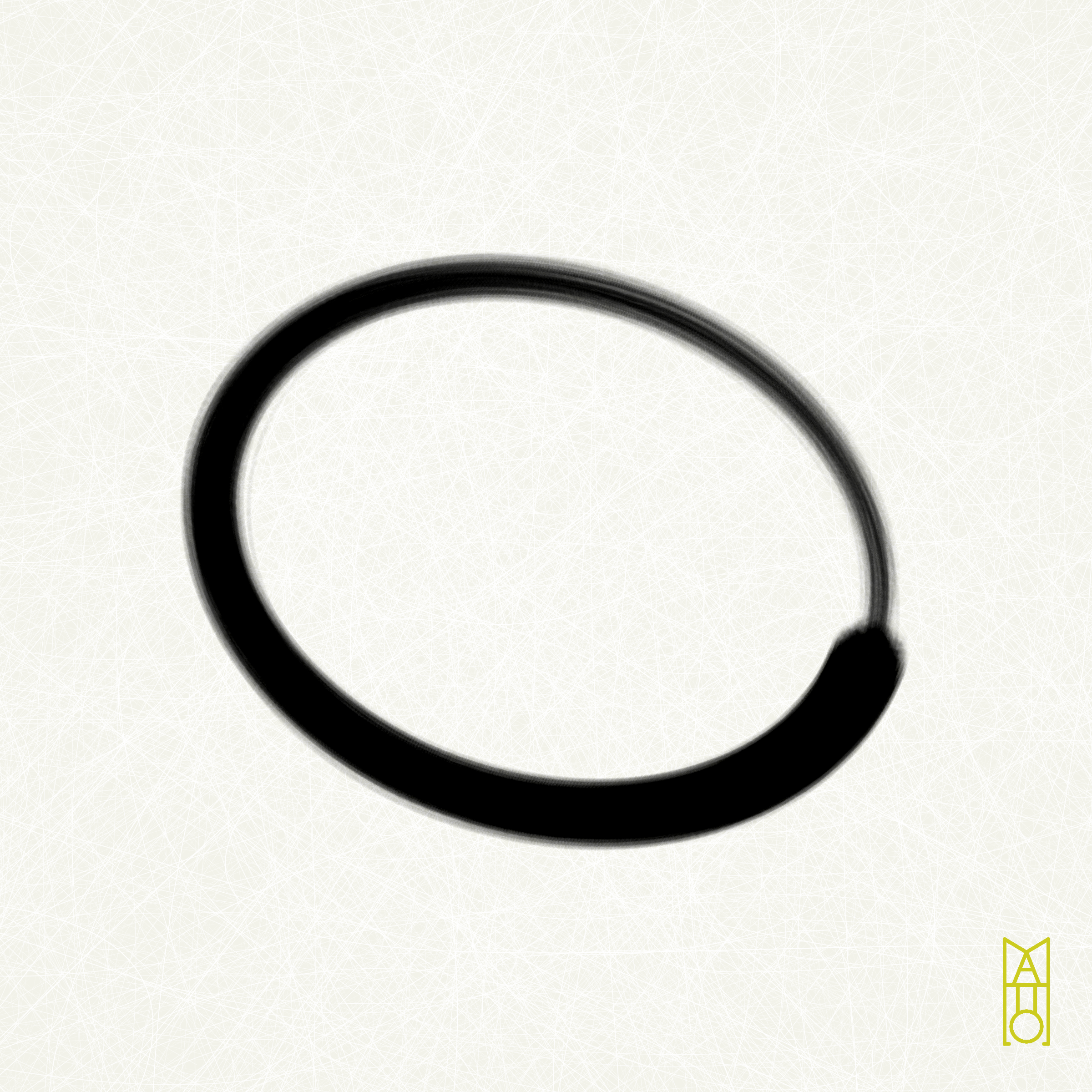 Art Blocks - Art Blocks v2 - Ensō #888 - NFT # 34000888