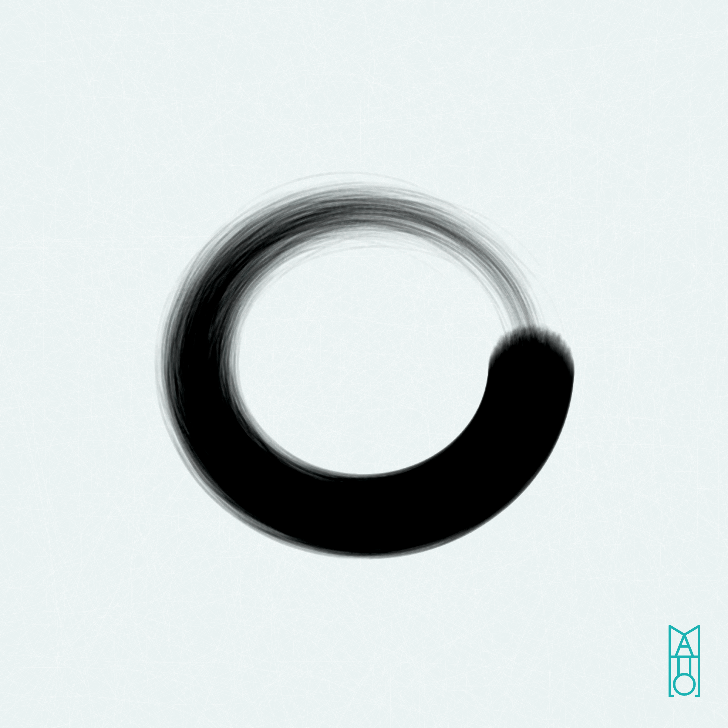 Art Blocks - Art Blocks v2 - Ensō #892 - NFT # 34000892